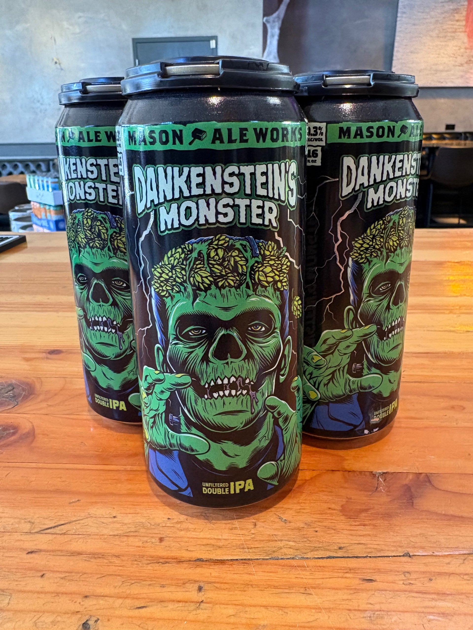Mason Aleworks Dankensteins Monster Double Hazy IPA - CA - 16oz C