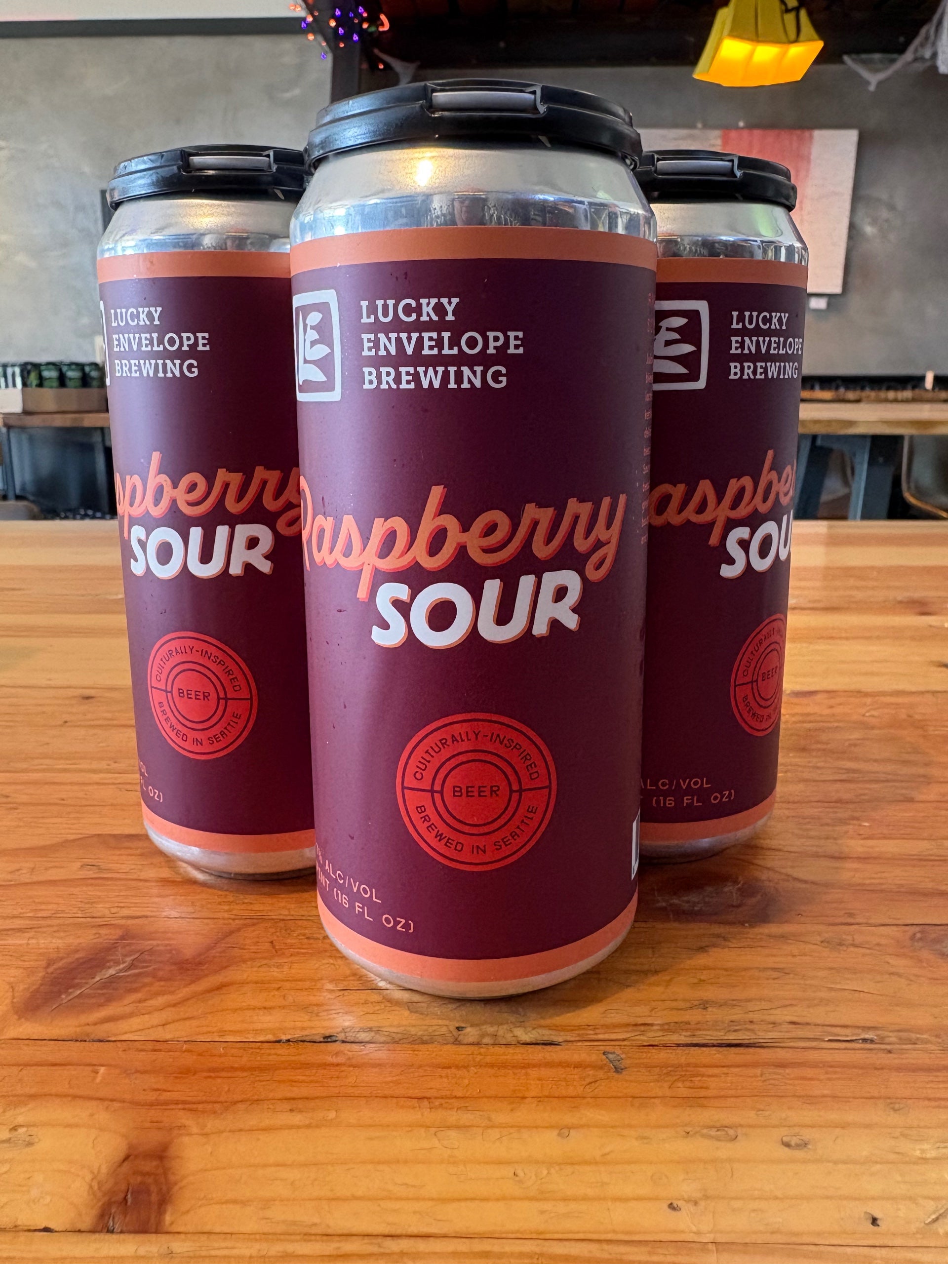 Lucky Envelope Raspberry Sour - WA - 16oz