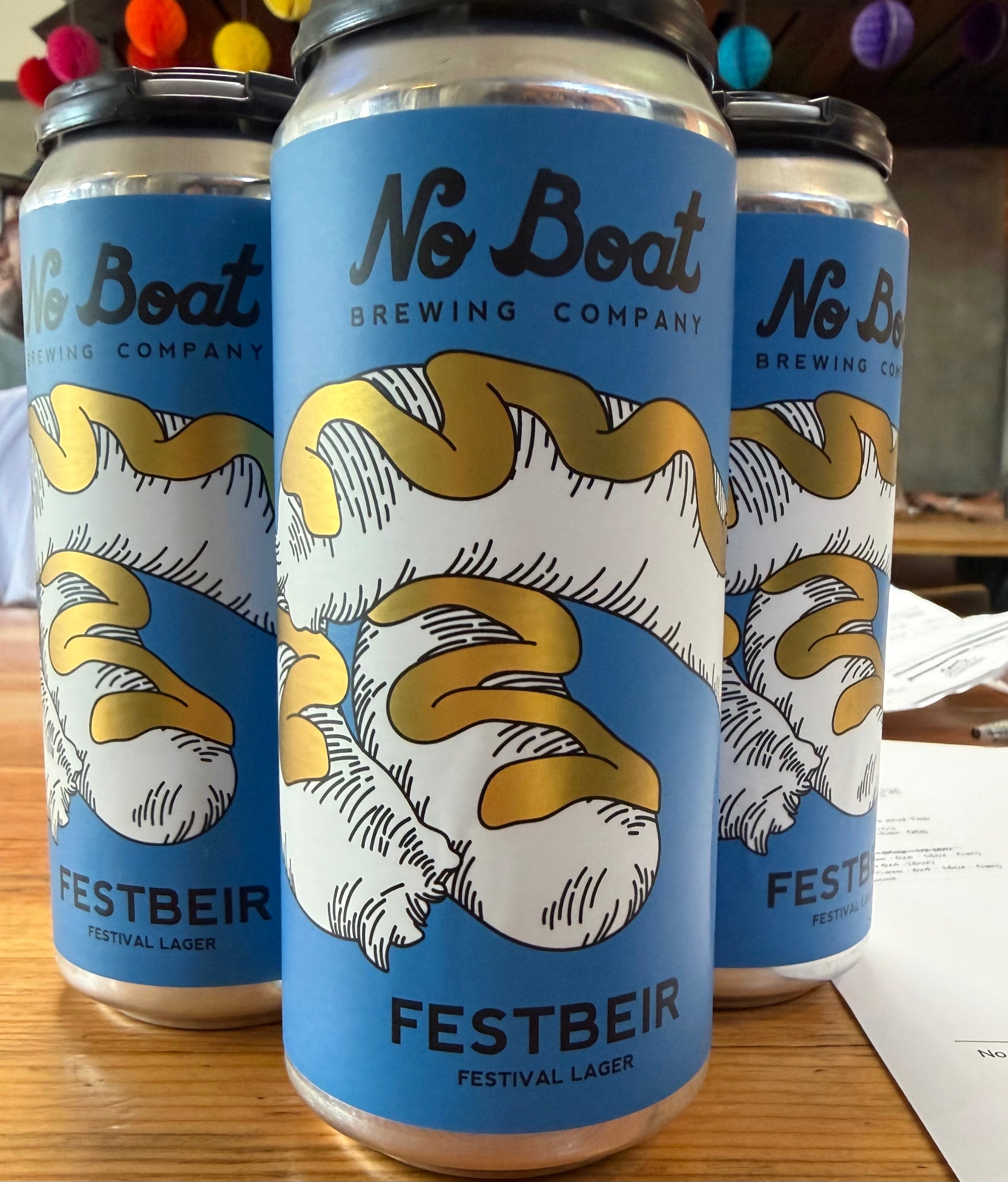 No Boat Festbier - WA - 16oz C