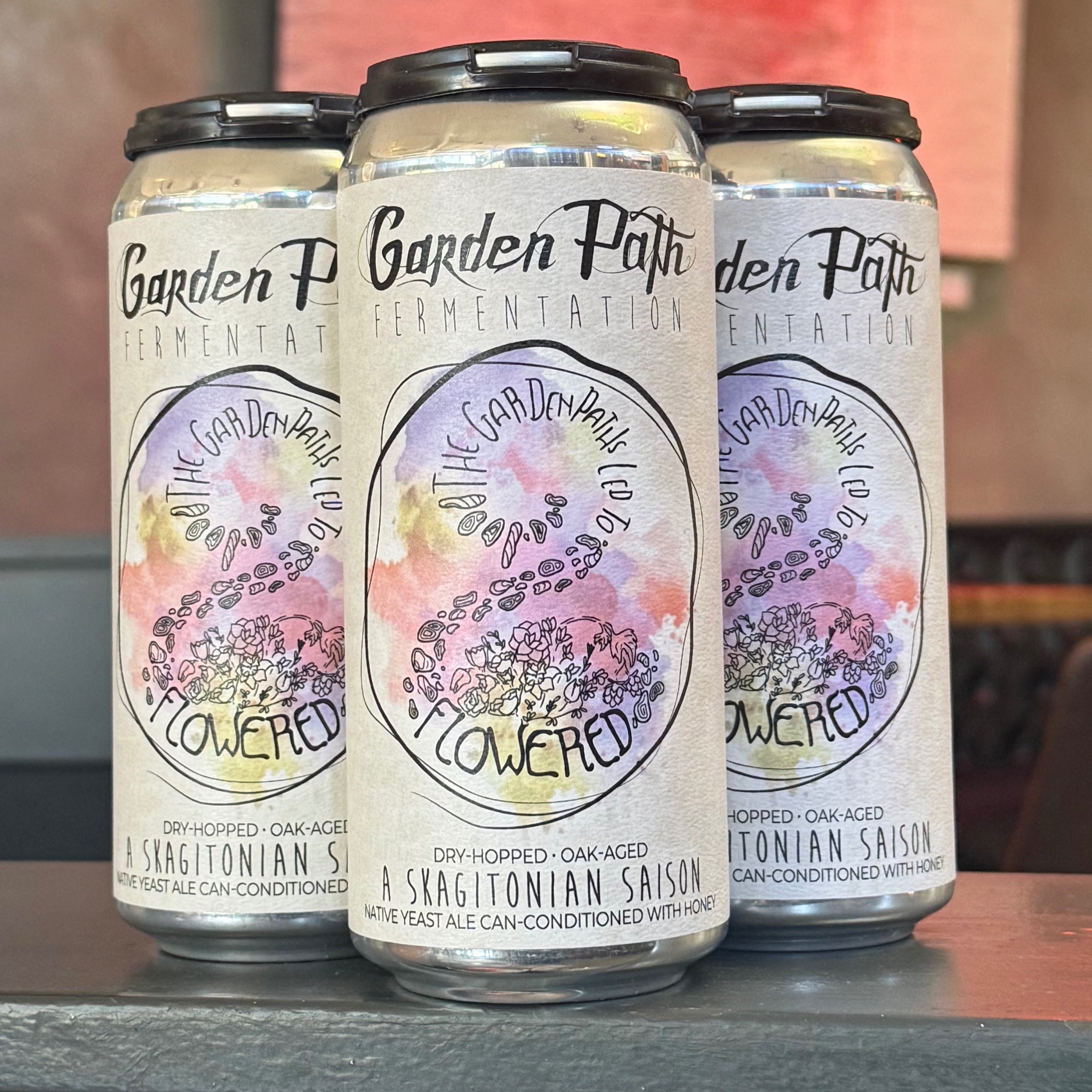 The Garden Paths Led to Flowered Dry-Hopped Oak-Aged Saison - WA - 16oz C