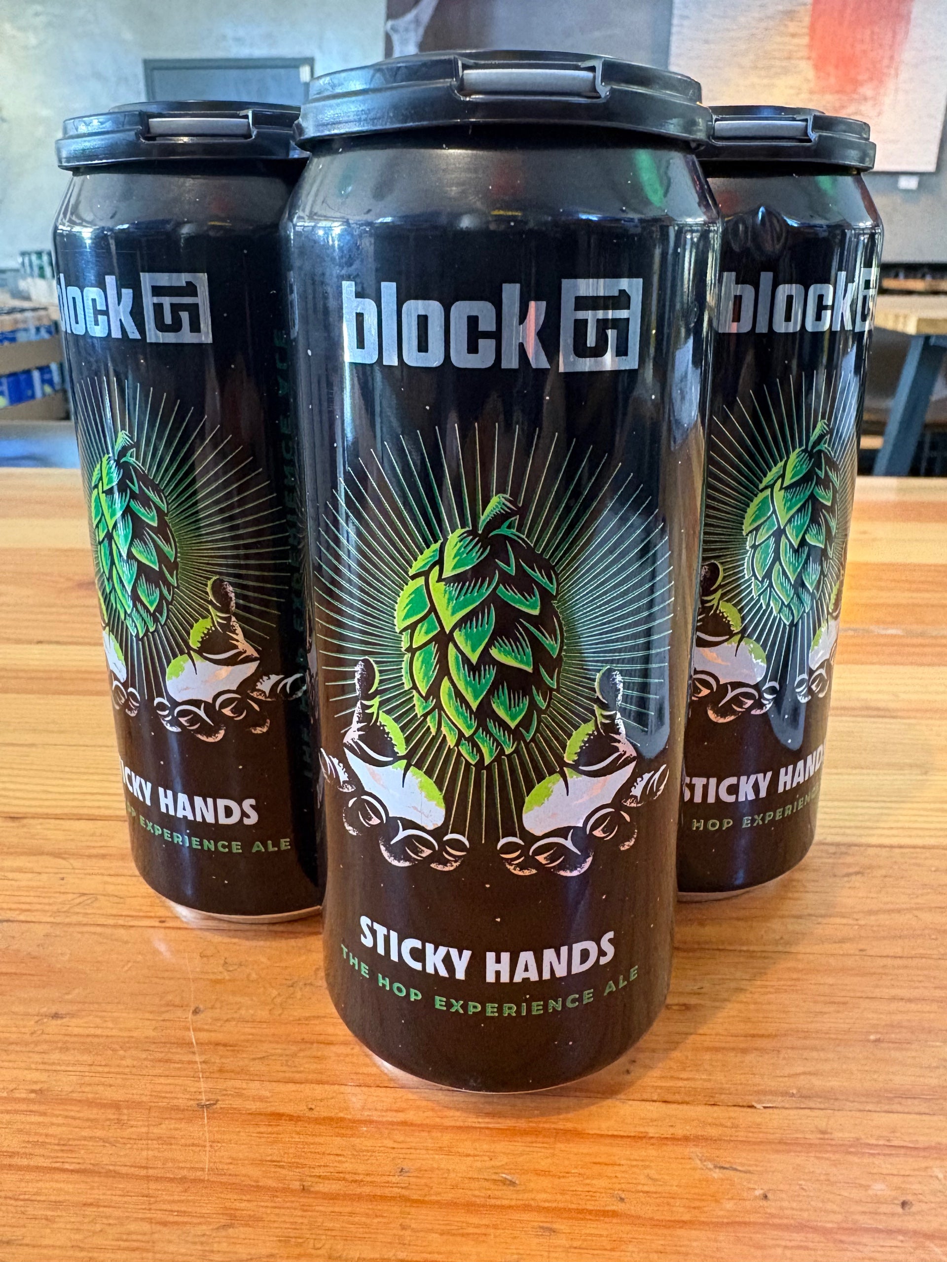 Block 15 Sticky Hands Double IPA - OR - 16oz