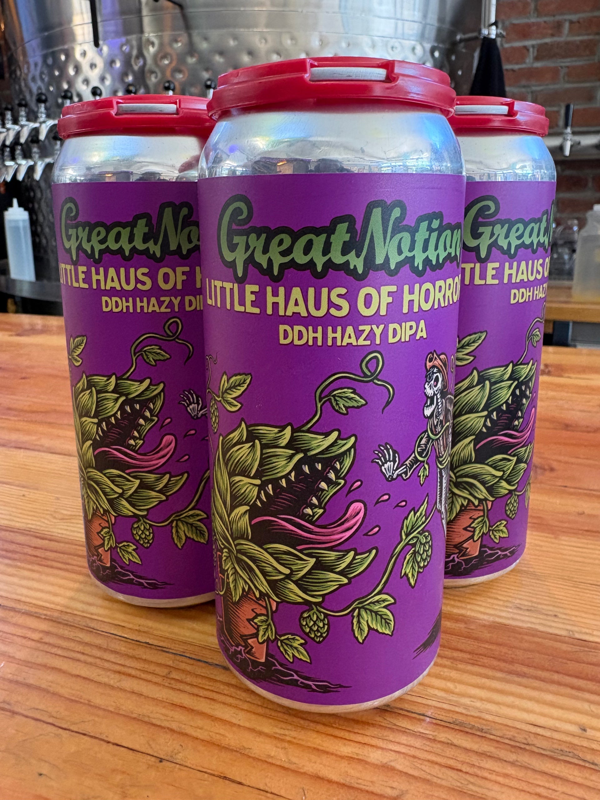 Great Notion x Living Haus Little Haus of Horrors Hazy Double IPA - OR - 16oz