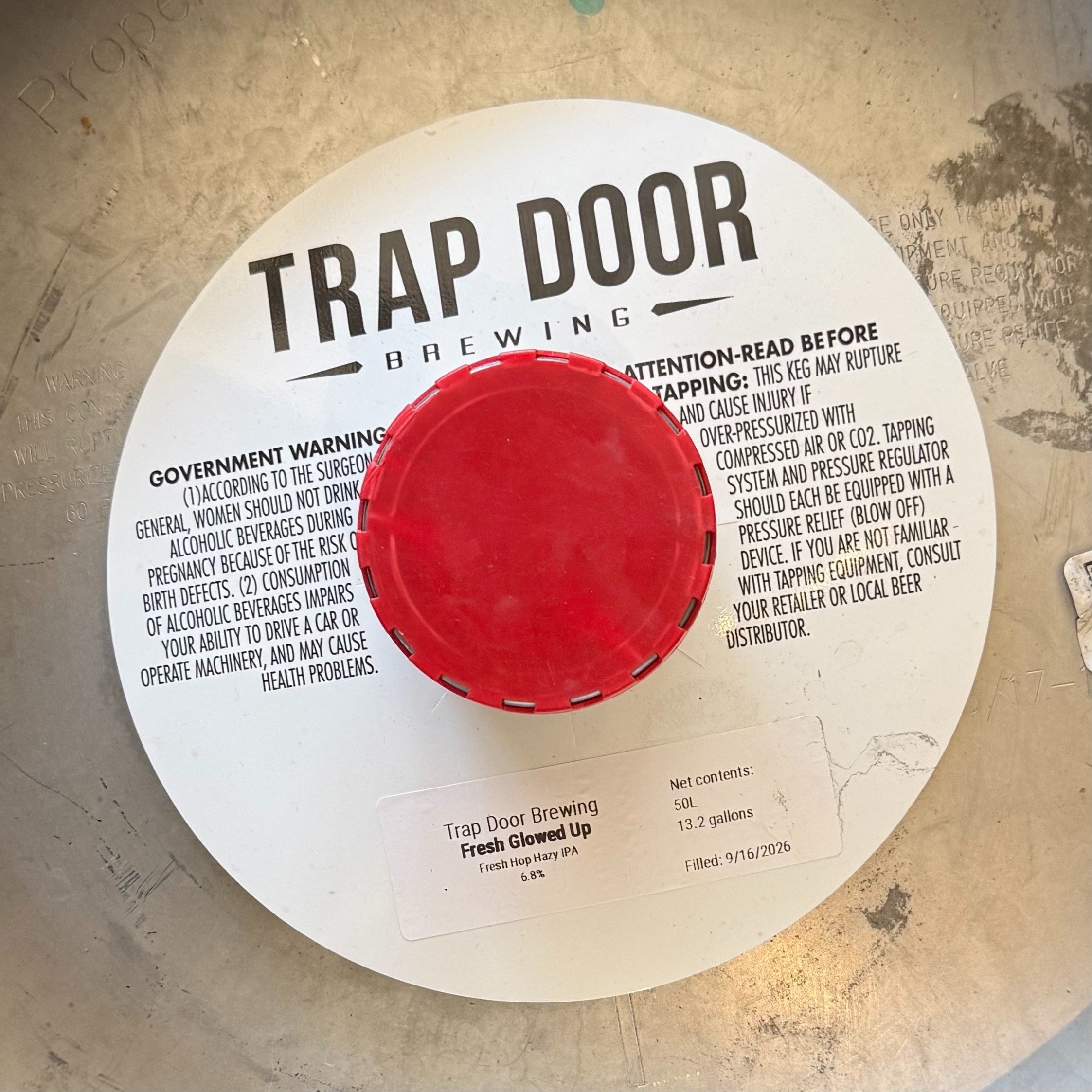 29 - Trap Door Fresh Hop Glowed Up Fresh Hop Hazy IPA ONLINE