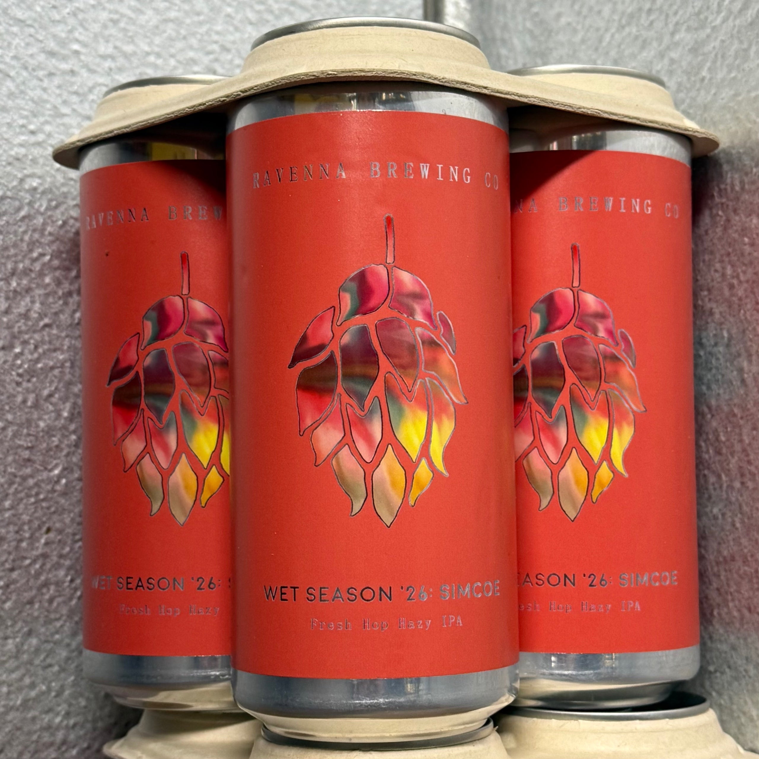 Ravenna Wet Season: Simcoe Fresh Hop Hazy IPA - WA - 16oz C