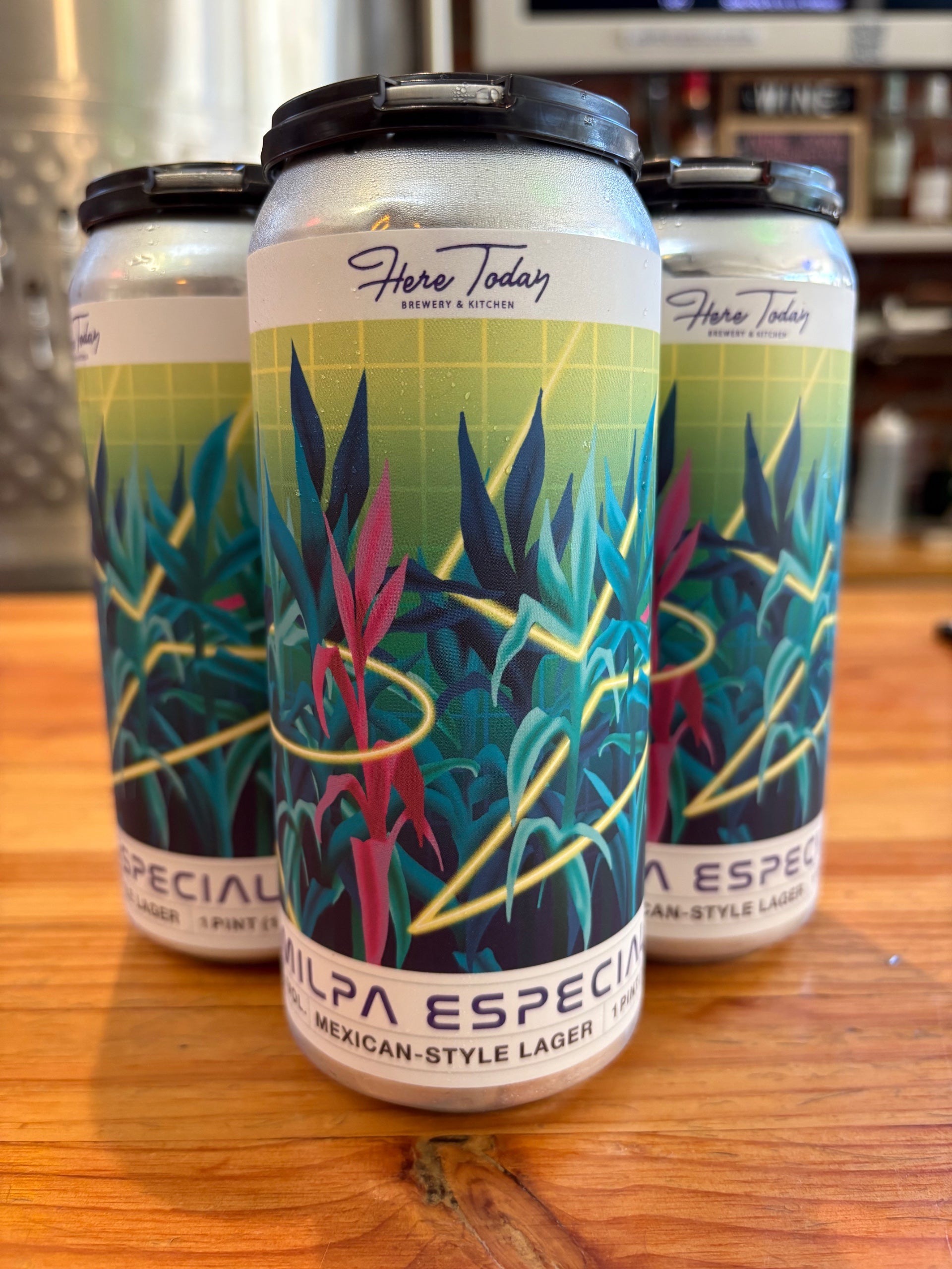 Here Today Milpa Especial Mexican Lager - WA - 16oz