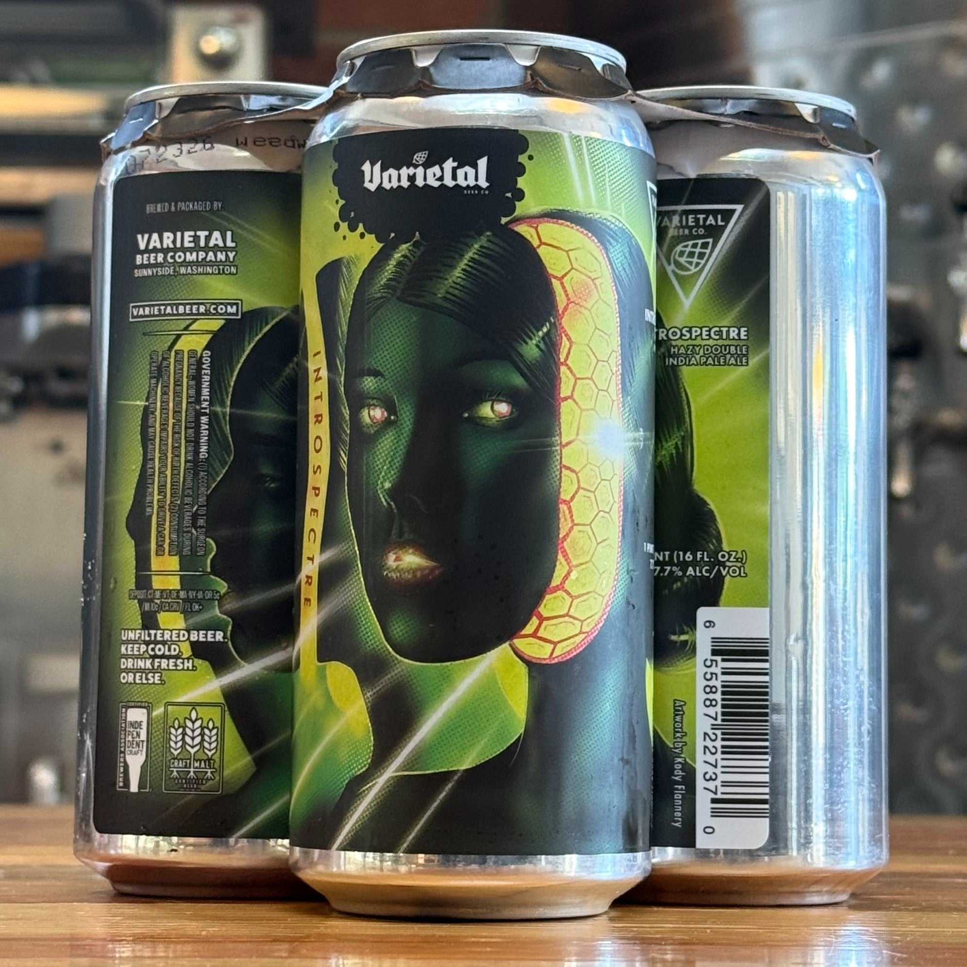Varietal WeedWolf: Introspectre Double Hazy IPA - WA - 16oz C
