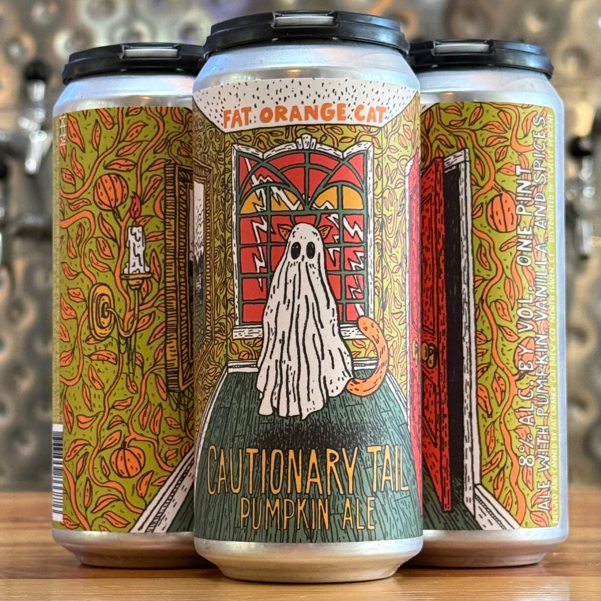 Fat Orange Cat Cautionary Tail Pumpkin Ale - Ct - 16oz C
