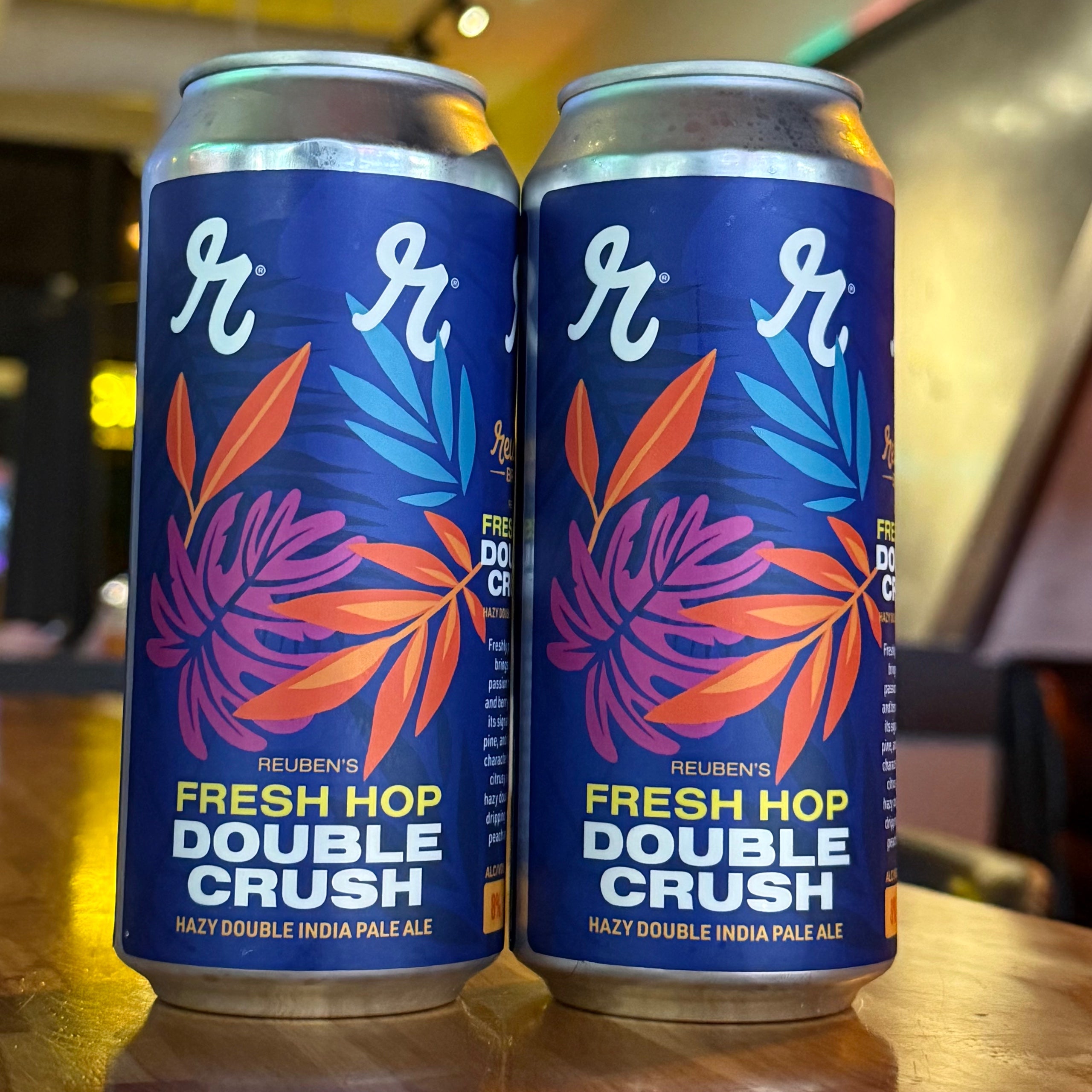 Reuben's Fresh Hop Double Crush Fresh Hop Double Hazy IPA - WA - 16oz C