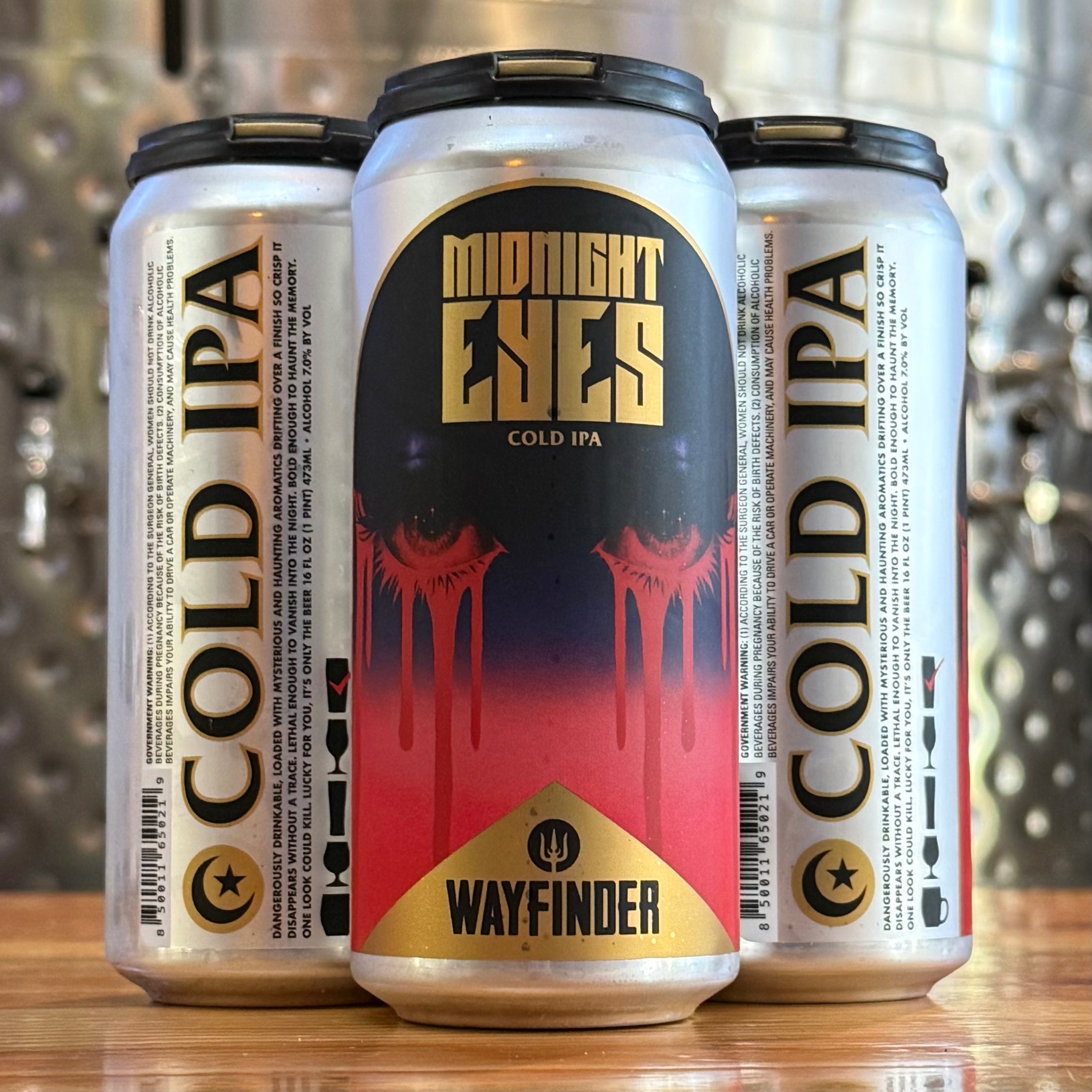 Wayfinder Midnight Eyes Cold IPA - OR - 16oz C