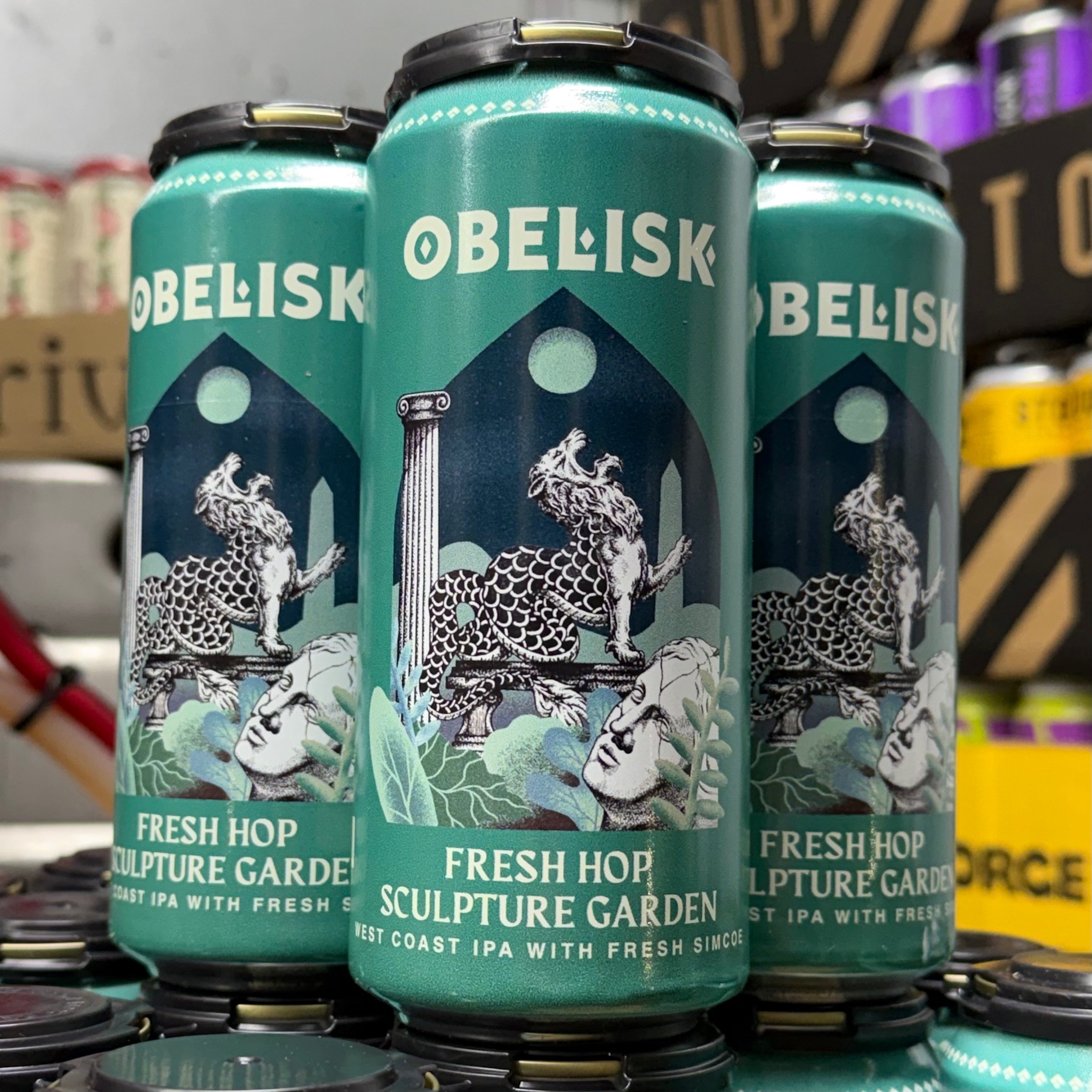 Obelisk Fresh Hop Sculpture Garden Fresh Hop West Coast IPA - OR - 16oz C