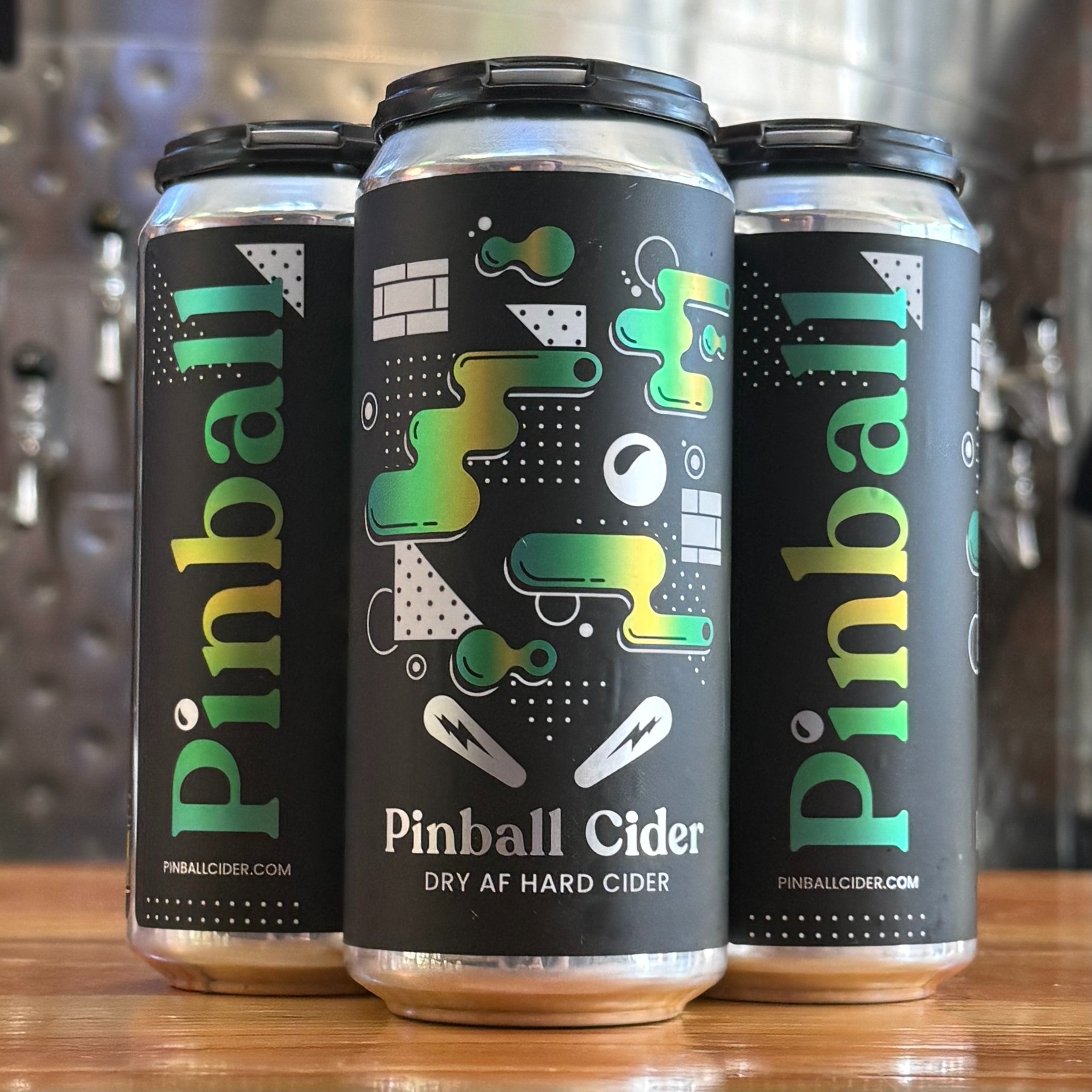 Pinball Dry AF Cider - WA - 16oz C
