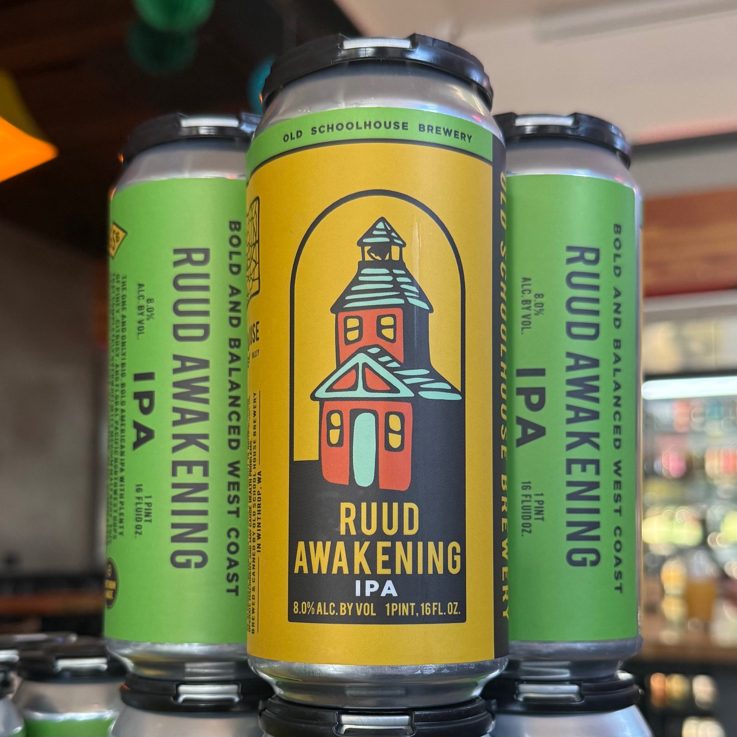 Old Schoolhouse Ruud Awakening Double West Coast IPA - WA - 16oz C