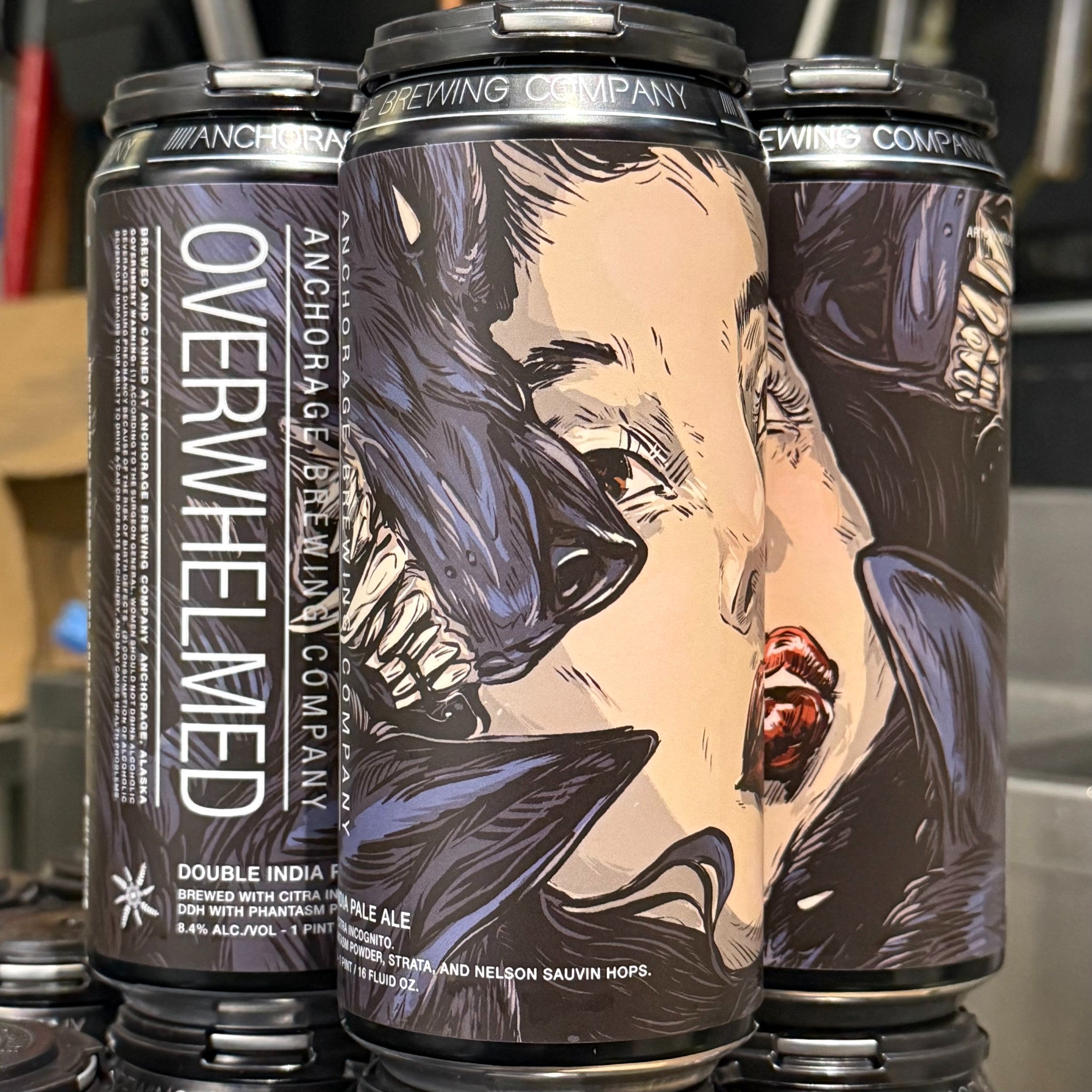 Anchorage Overwhelmed Double Hazy IPA - AK - 16oz C