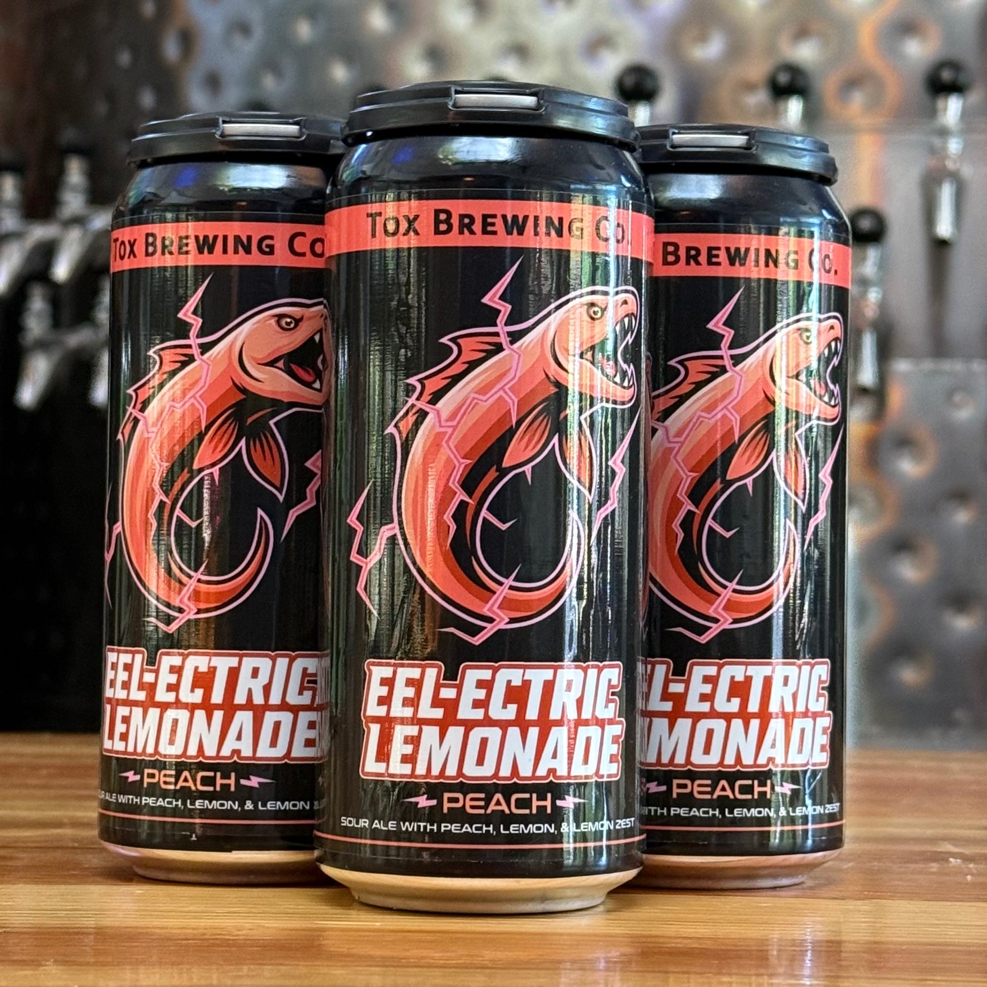 Tox Eel-ectric Lemonade Peach & Lemon Sour Ale - CT - 16oz C