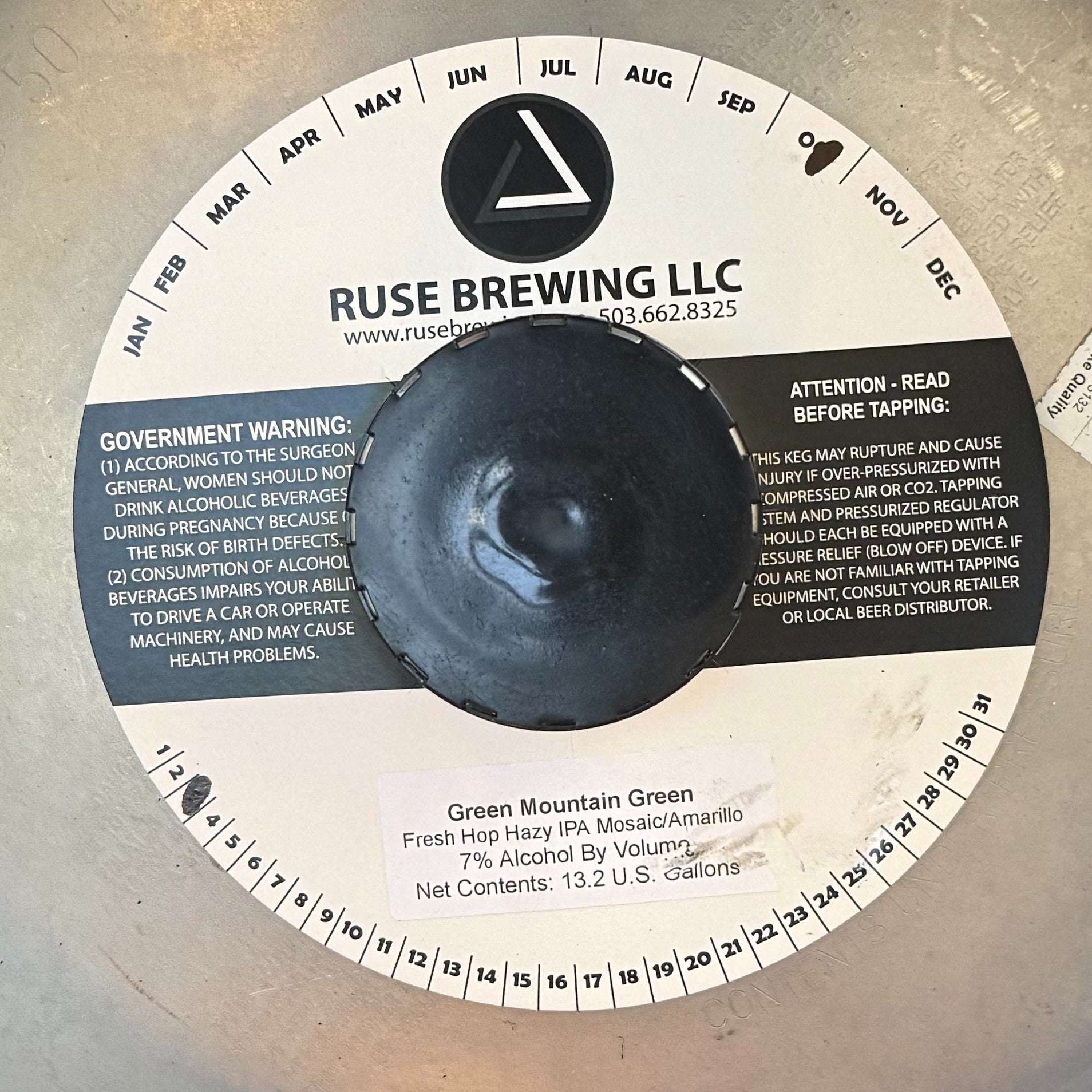 34 - Ruse x Other Half Green Mountain Green Fresh Hop Hazy IPA ONLINE