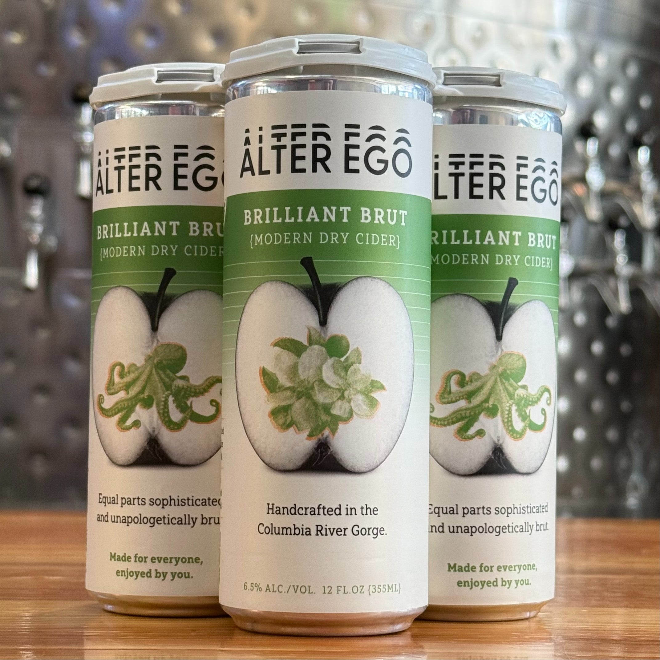 Alter Ego Brilliant Brut Dry Cider - OR - 12oz C