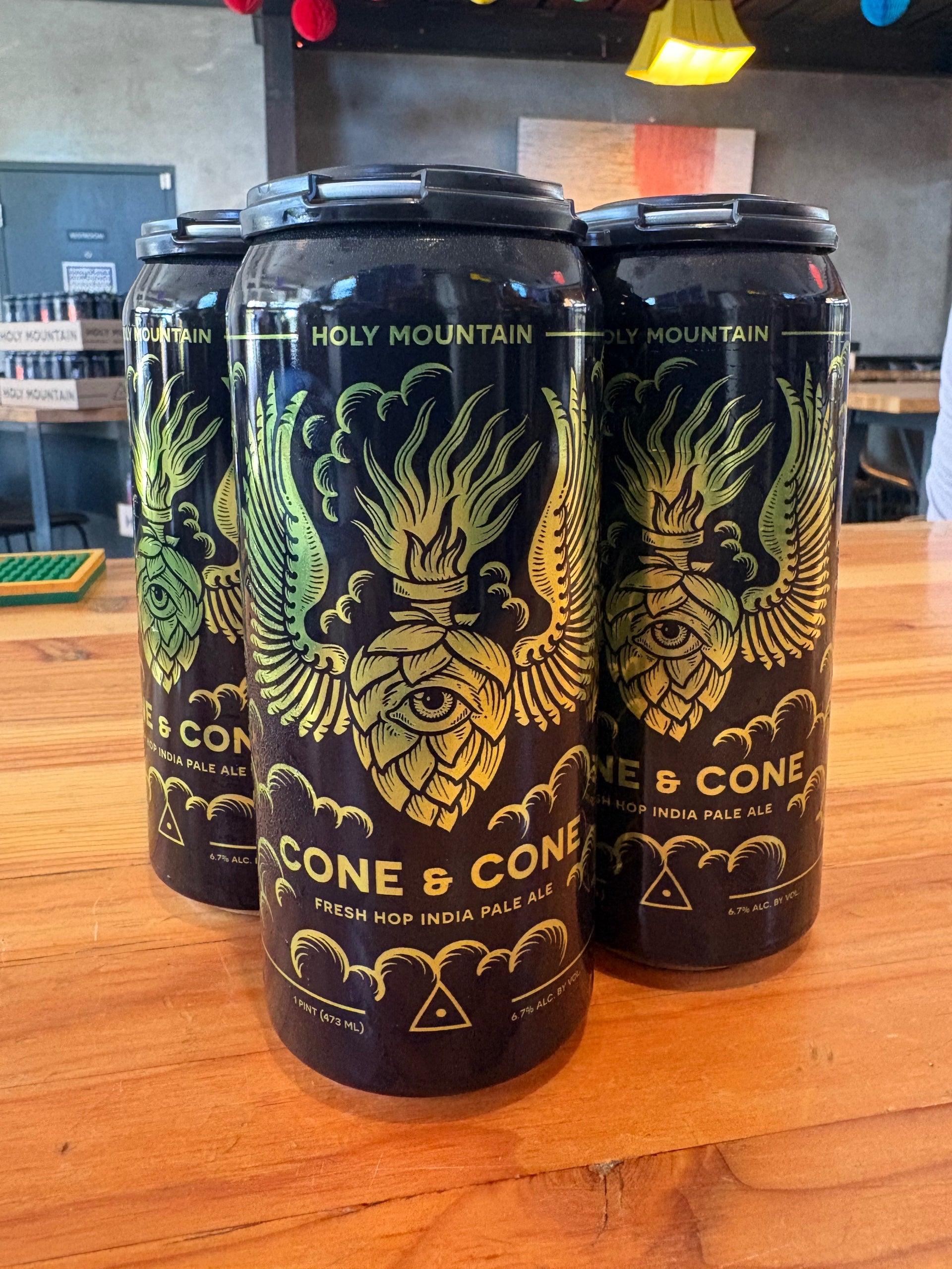 Holy Mountain Cone & Cone Fresh Hop IPA - WA - 16oz
