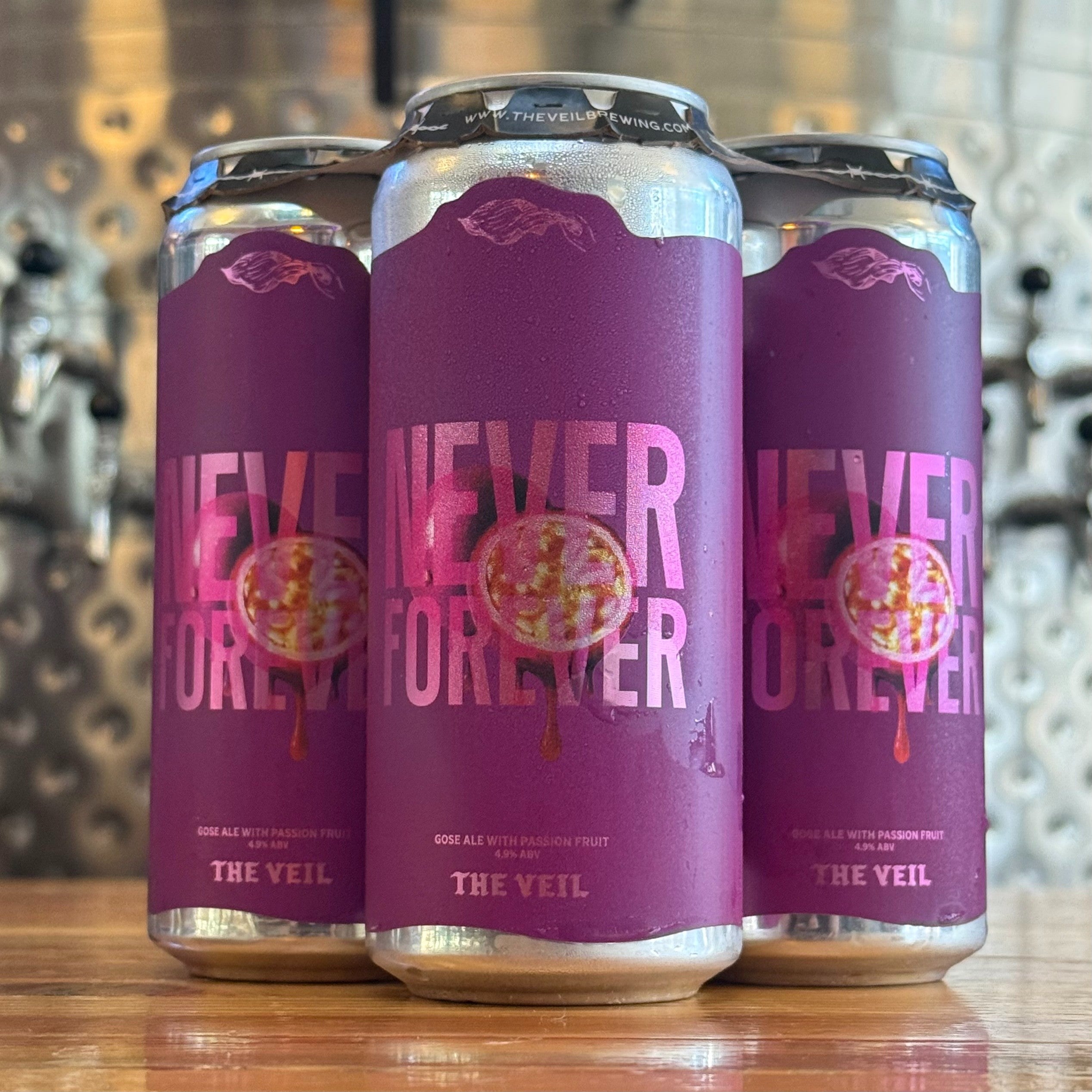 The Veil Never Forever Passionfruit, Mango, Citrus Gose - VA - 16oz C