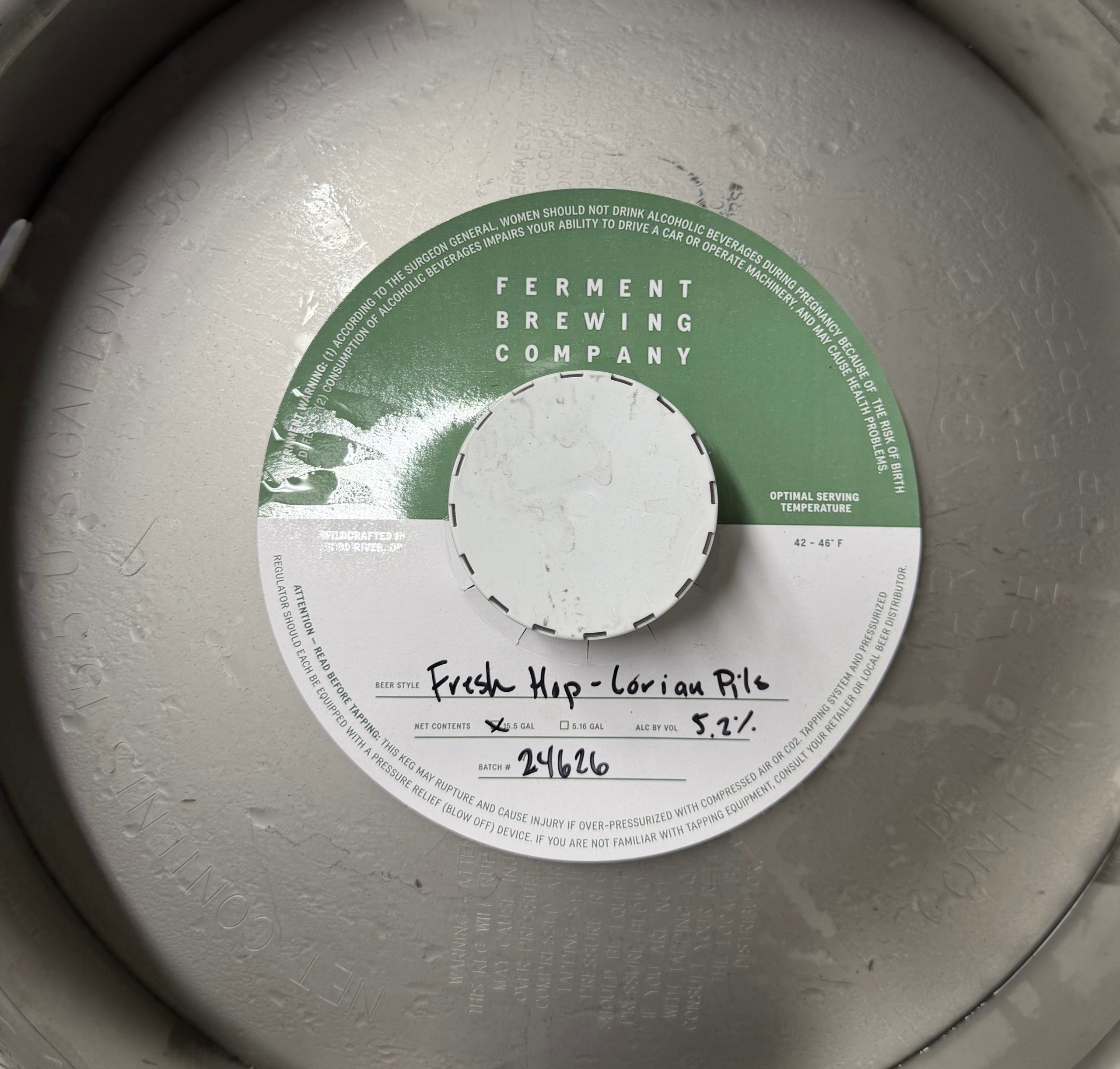 10 - Ferment Lorien Fresh Hop Pilsner ONLINE