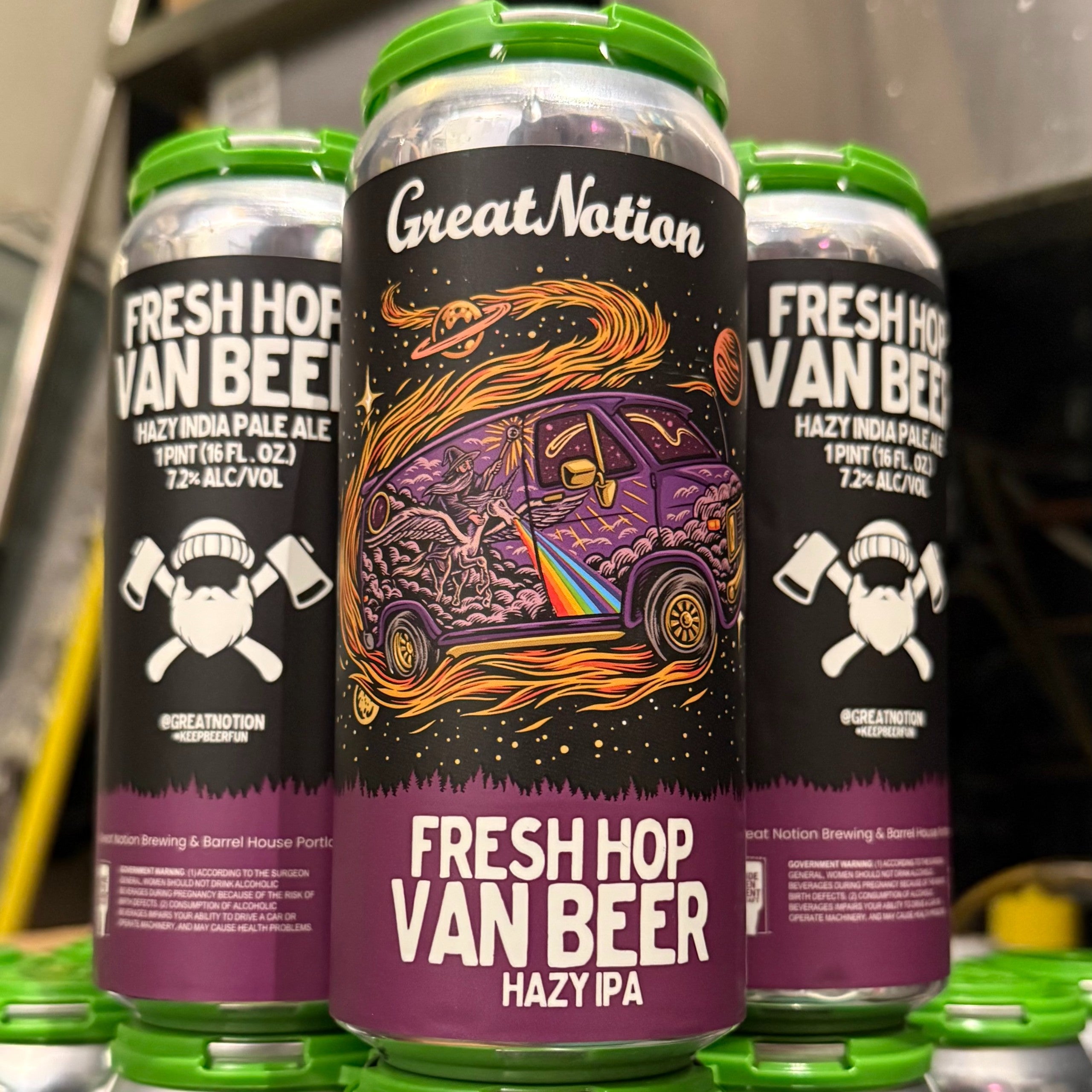 Great Notion Fresh Hop Van Beer Hazy IPA - OR - 16oz C