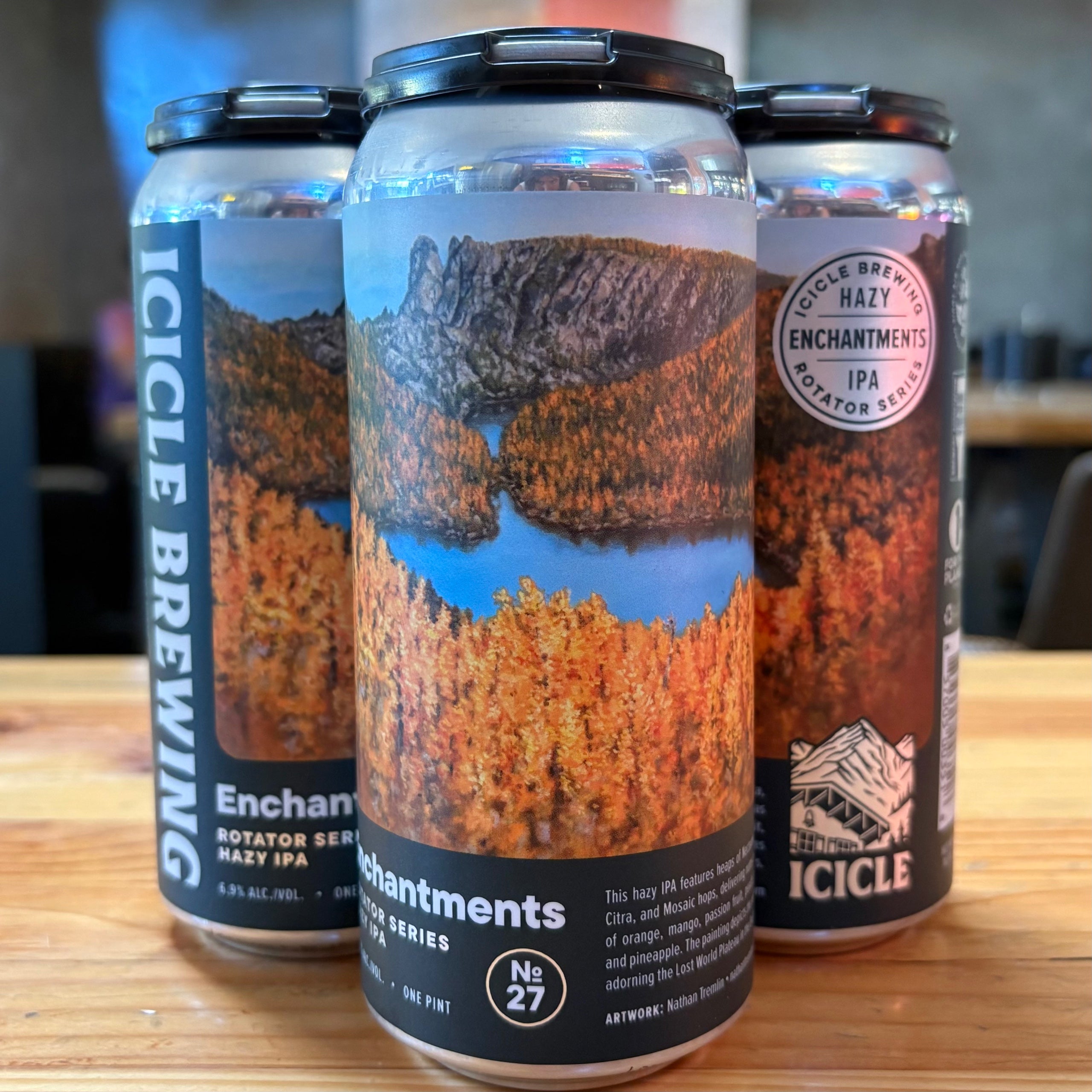 Icicle Enchantments Lost World Hazy IPA - WA - 16ozC