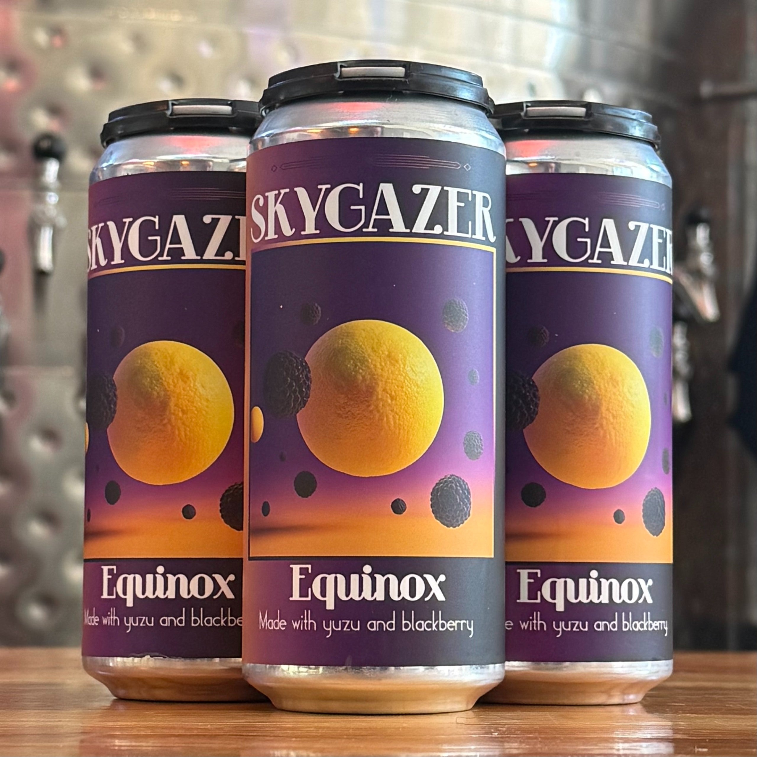 Skygazer Equinox Blackberry & Yuzu Sour Ale - CT - 16oz C