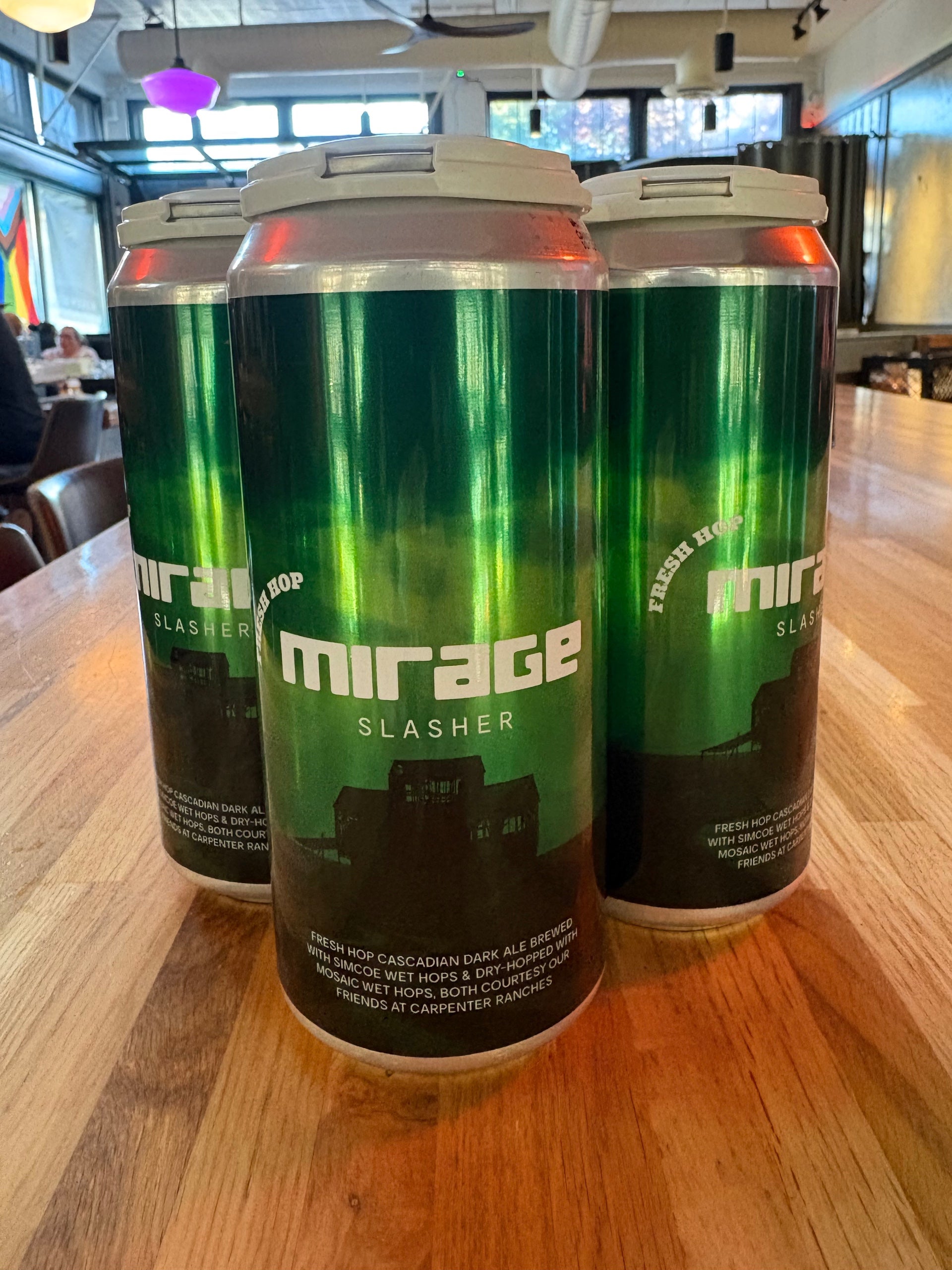 Mirage Slasher Fresh Hop Cascadian Dark Ale - WA - 16oz