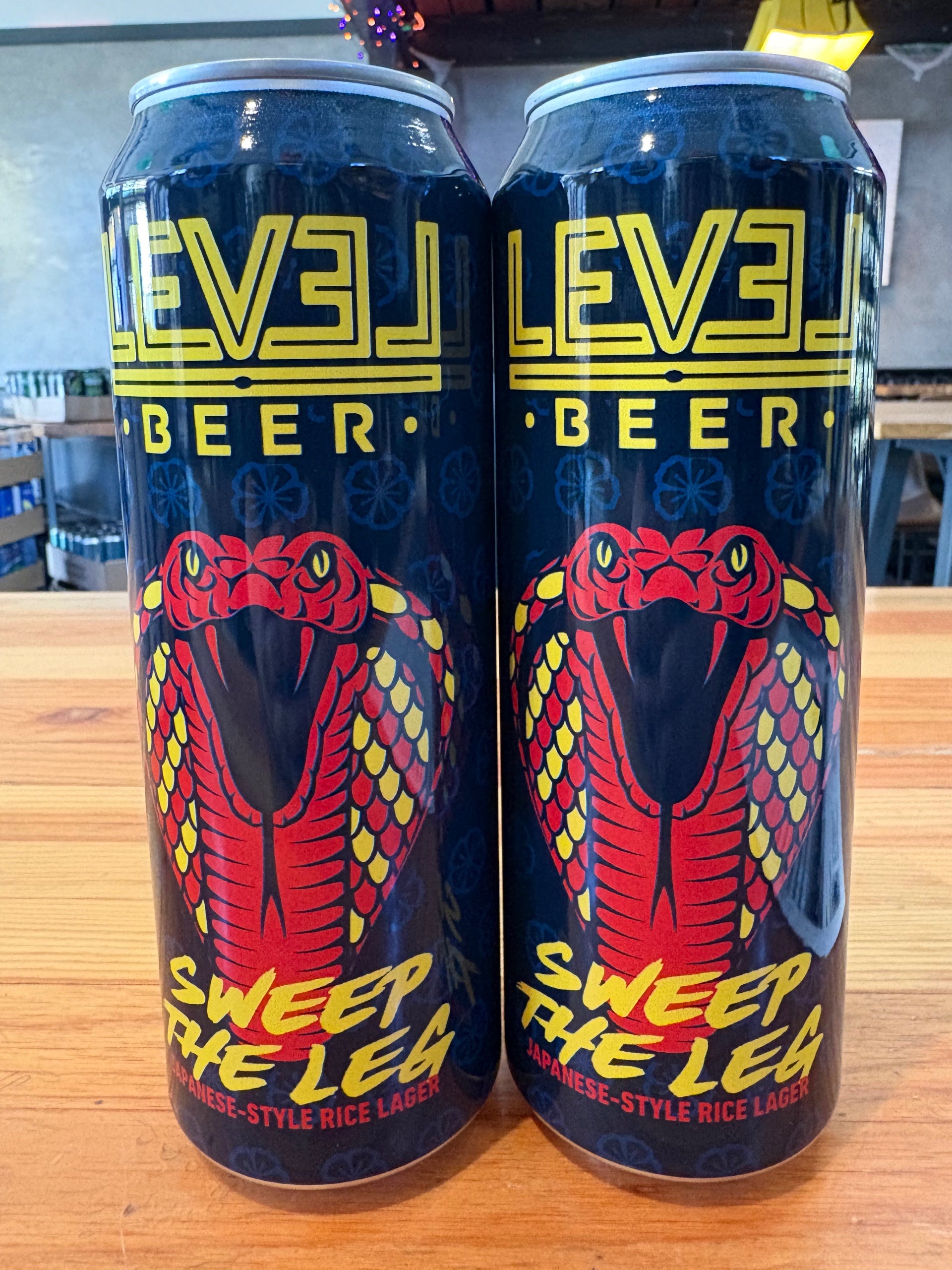 Level Beer Sweep the Leg Rice Lager - OR - 19.2oz