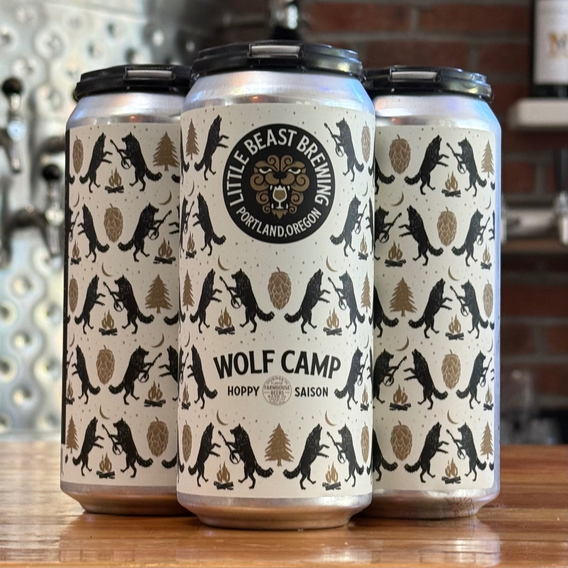 Little Beast Wolf Camp Hoppy Saison - OR - 16oz C