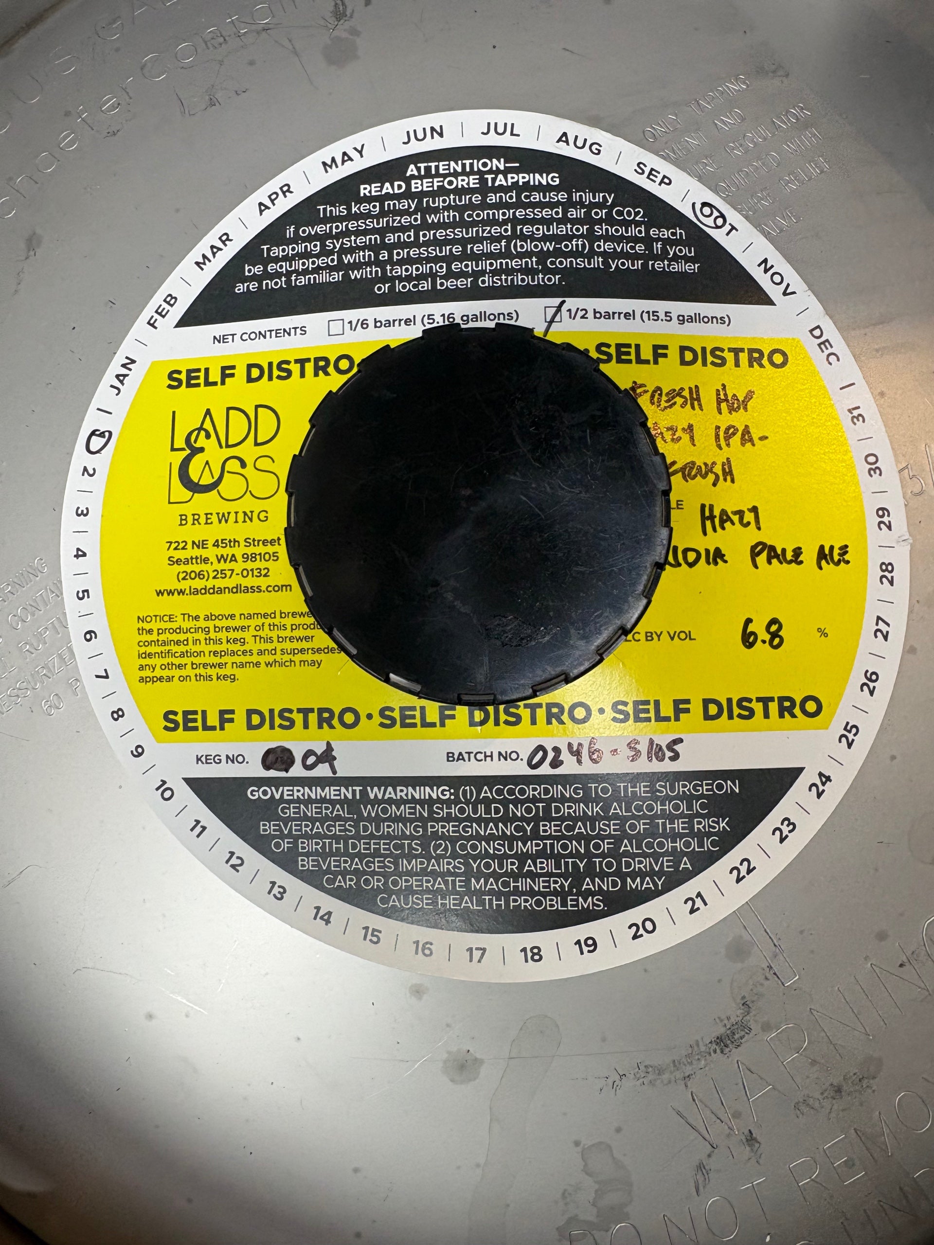 29 - Ladd & Lass Krush Fresh Hop Hazy IPA ONLINE