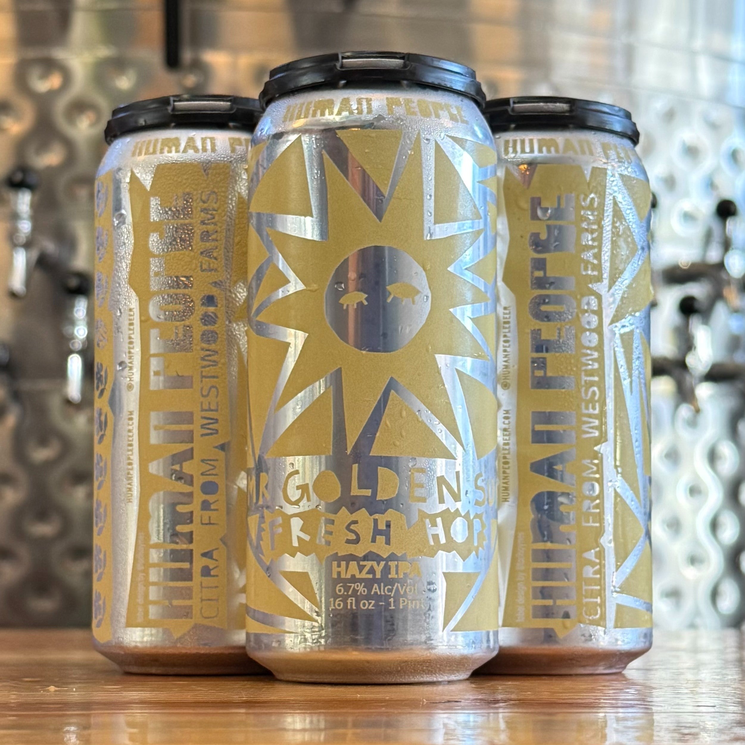 Human People Mr. Golden Sun Fresh Hop Hazy IPA - WA - 16oz