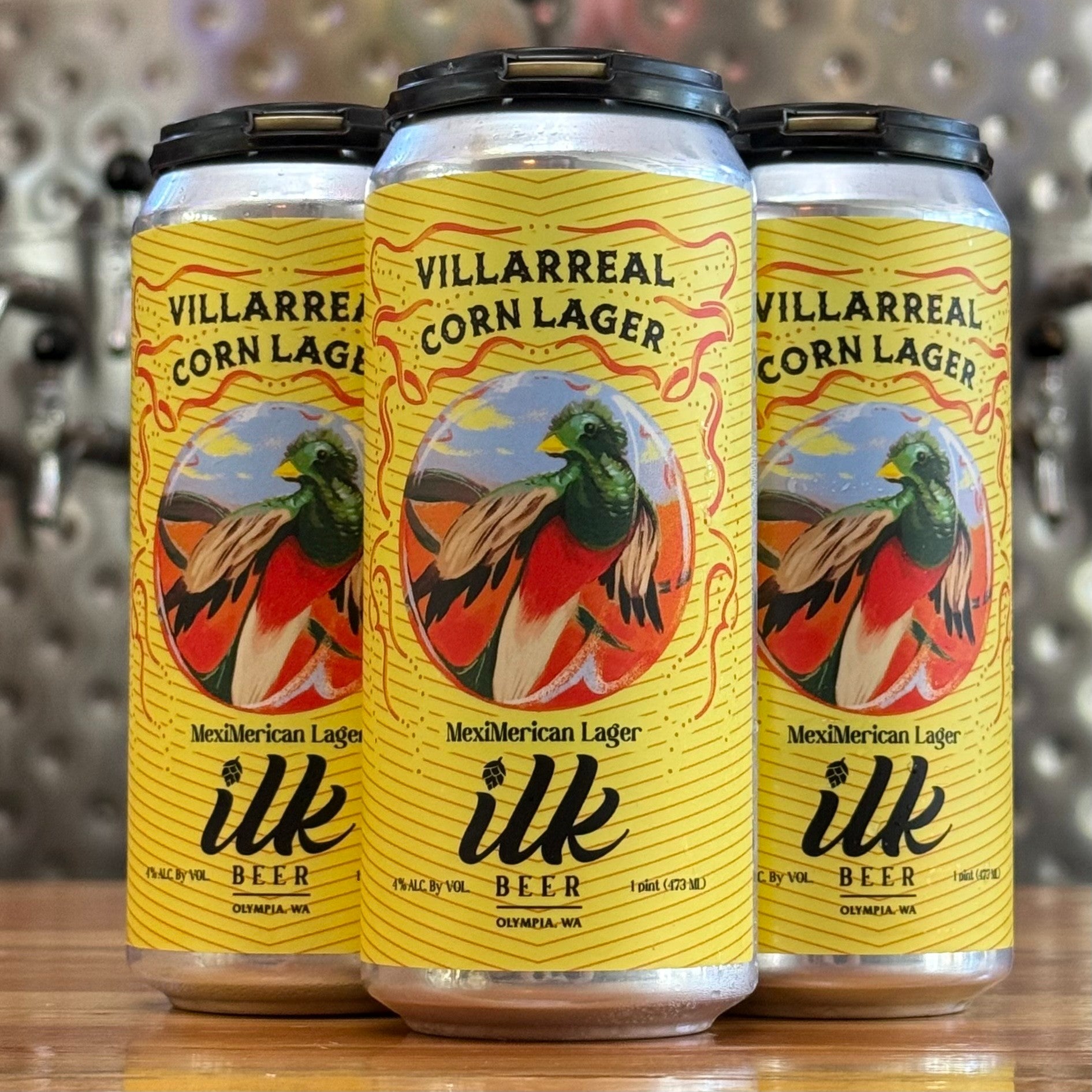 ilk Beer Villarreal Corn Lager - WA - 16oz C