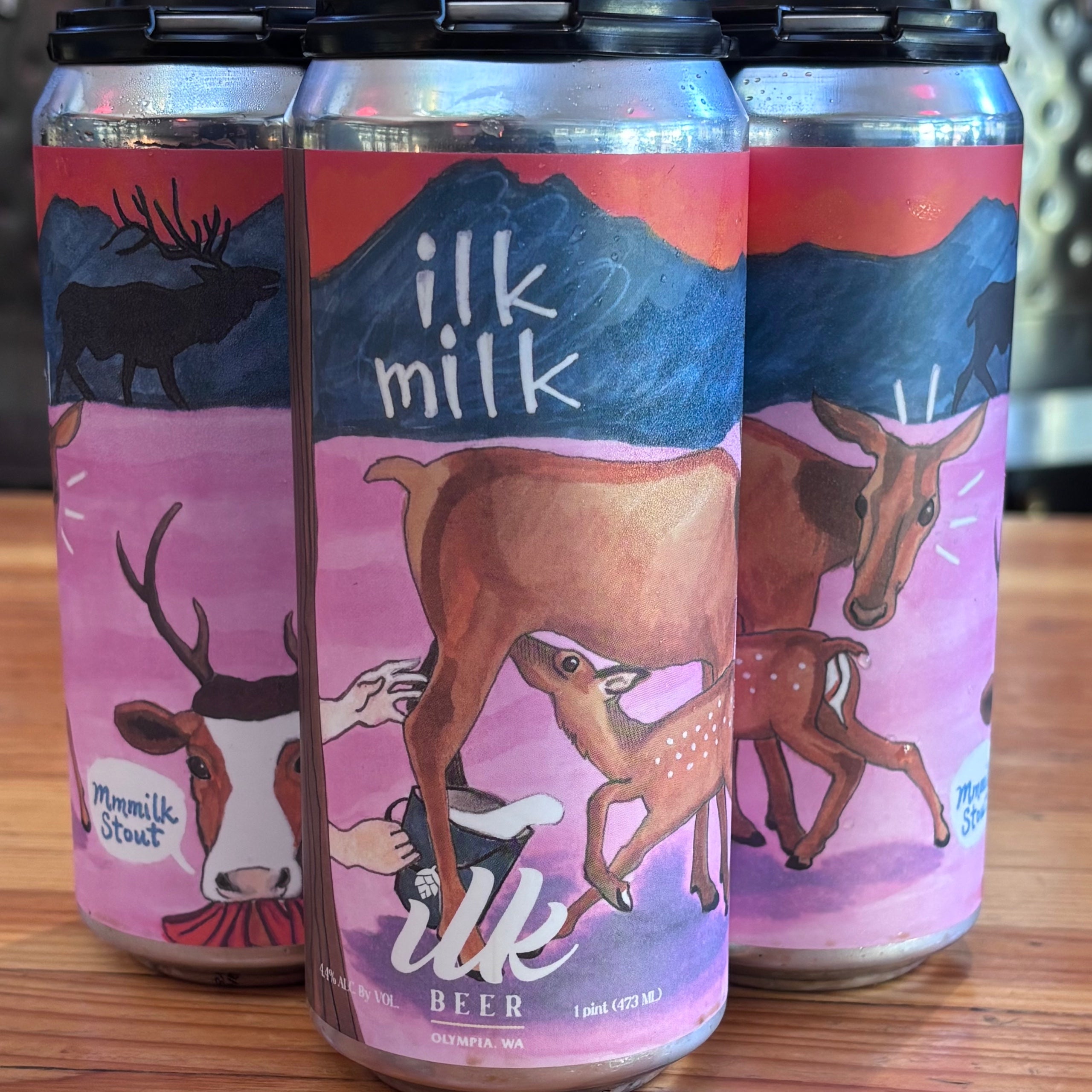 ilk Beer Milk Stout - WA - 16oz C