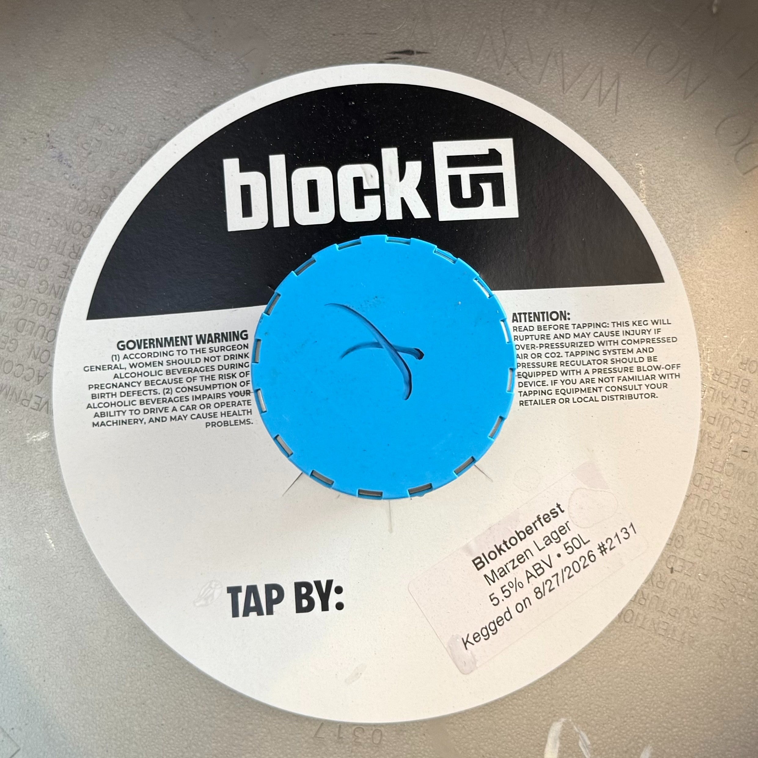 12 - Block 15 Bloktoberfest Marzen Lager DRAFT