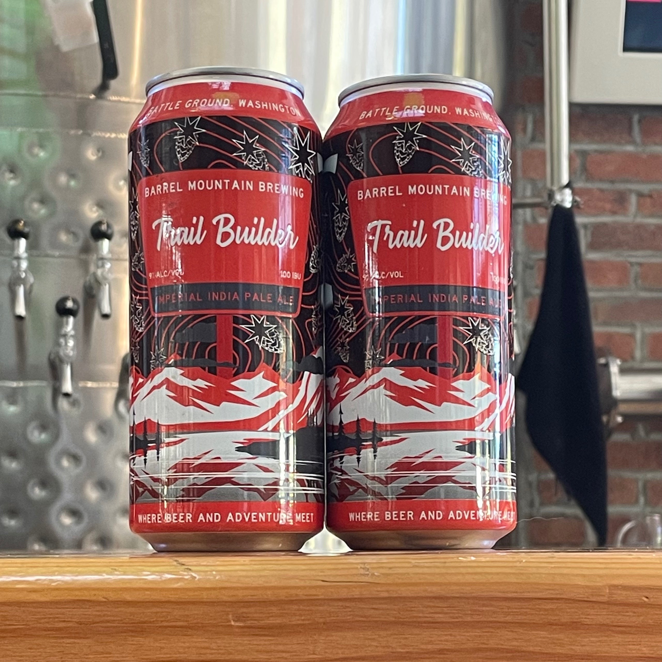 Barrel Mountain Trail Builder Double IPA WA 16oz