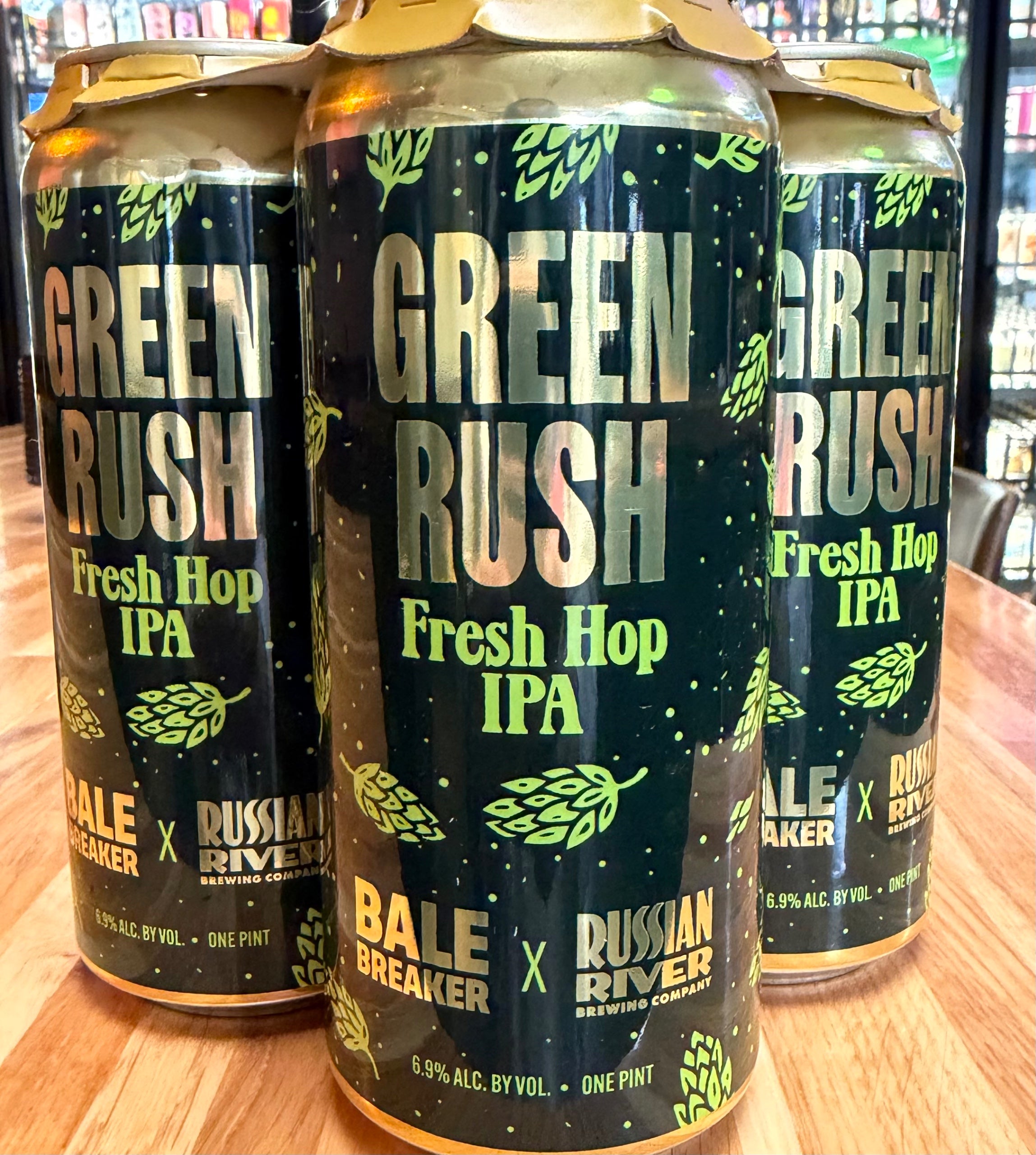 Bale Breaker x Russian River Green Rush Fresh Hop QWest Coast IPA - WA - 16oz C