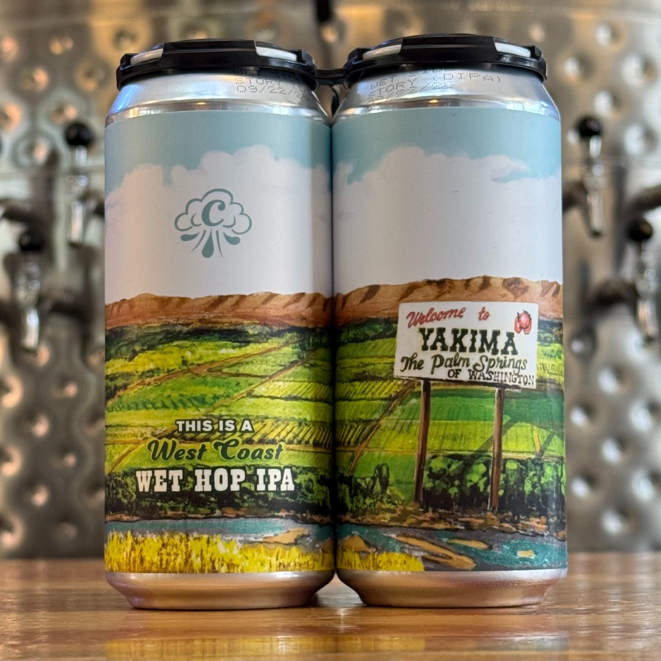 Cloudburst Wet Side Story Wet Hop Double West Coast Wet Hop IPA - WA - 16oz C