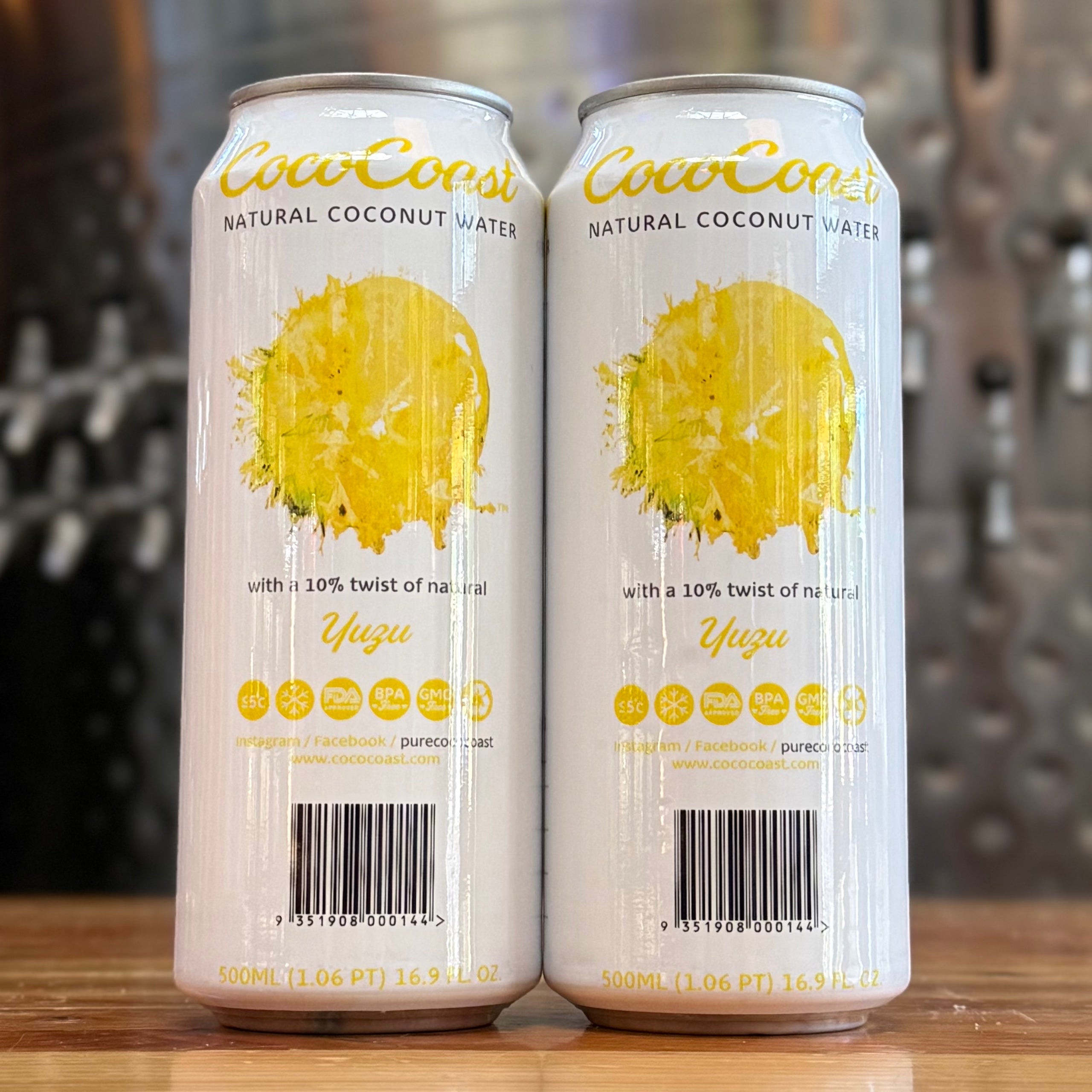 CocoCoast Yuzu Coconut Water - AUS - 16oz C