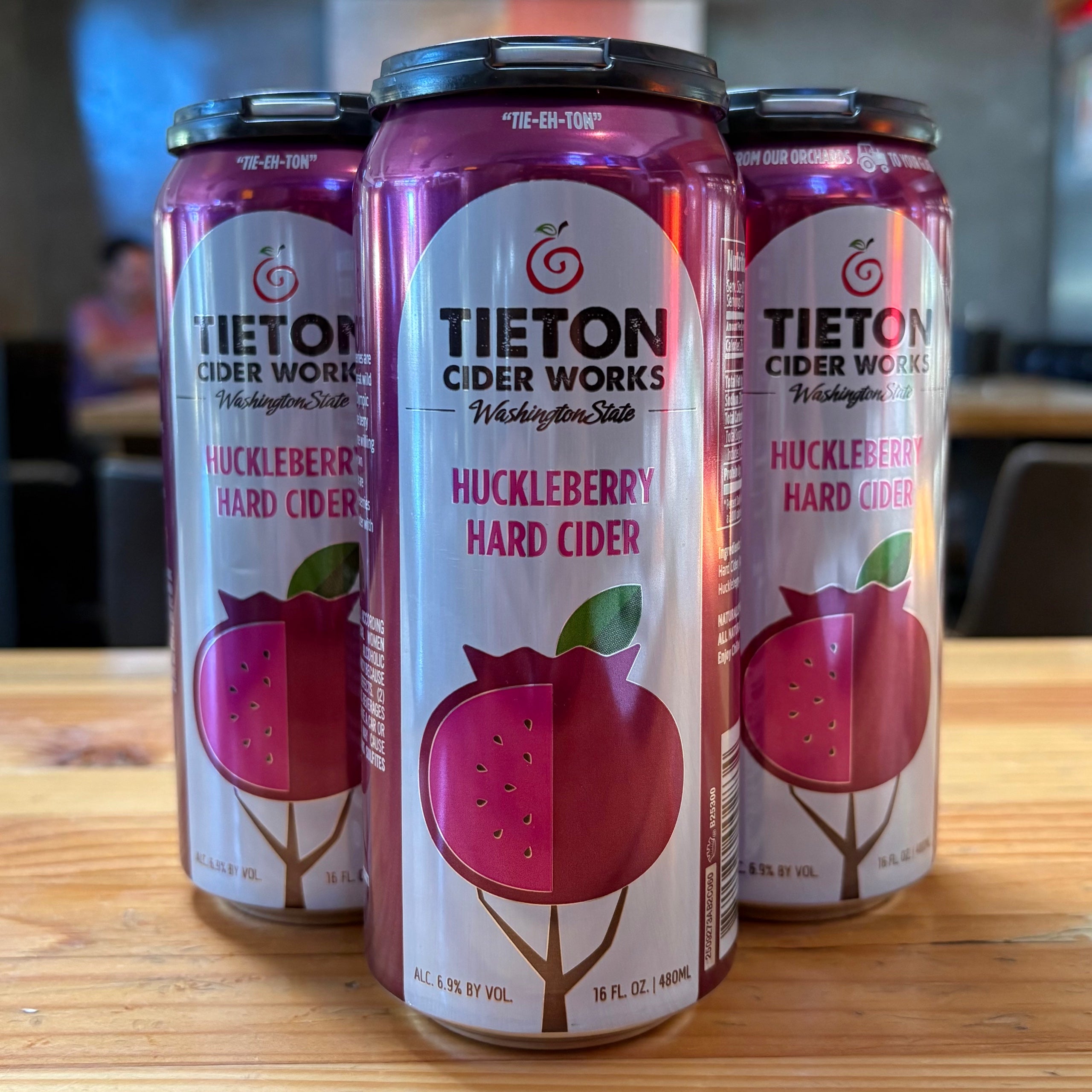 Tieton Huckleberry Cider - WA - 16oz C