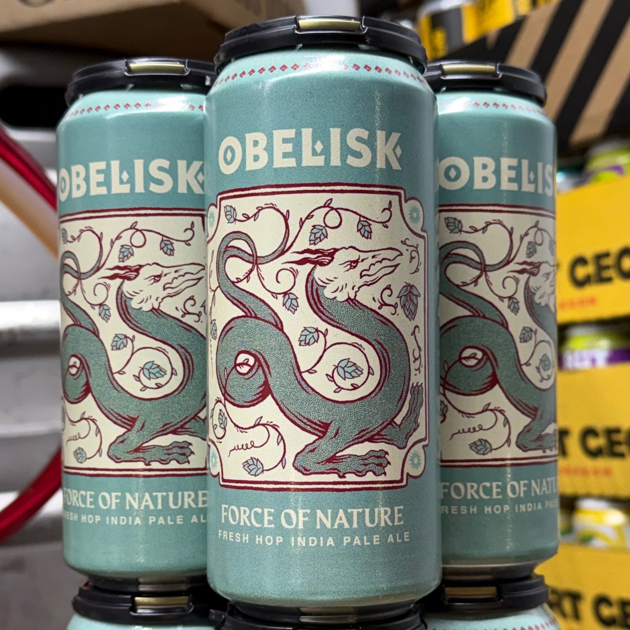 Obelisk Fresh Hop Force of Nature Fresh Hop West Coast IPA - OR - 16oz C