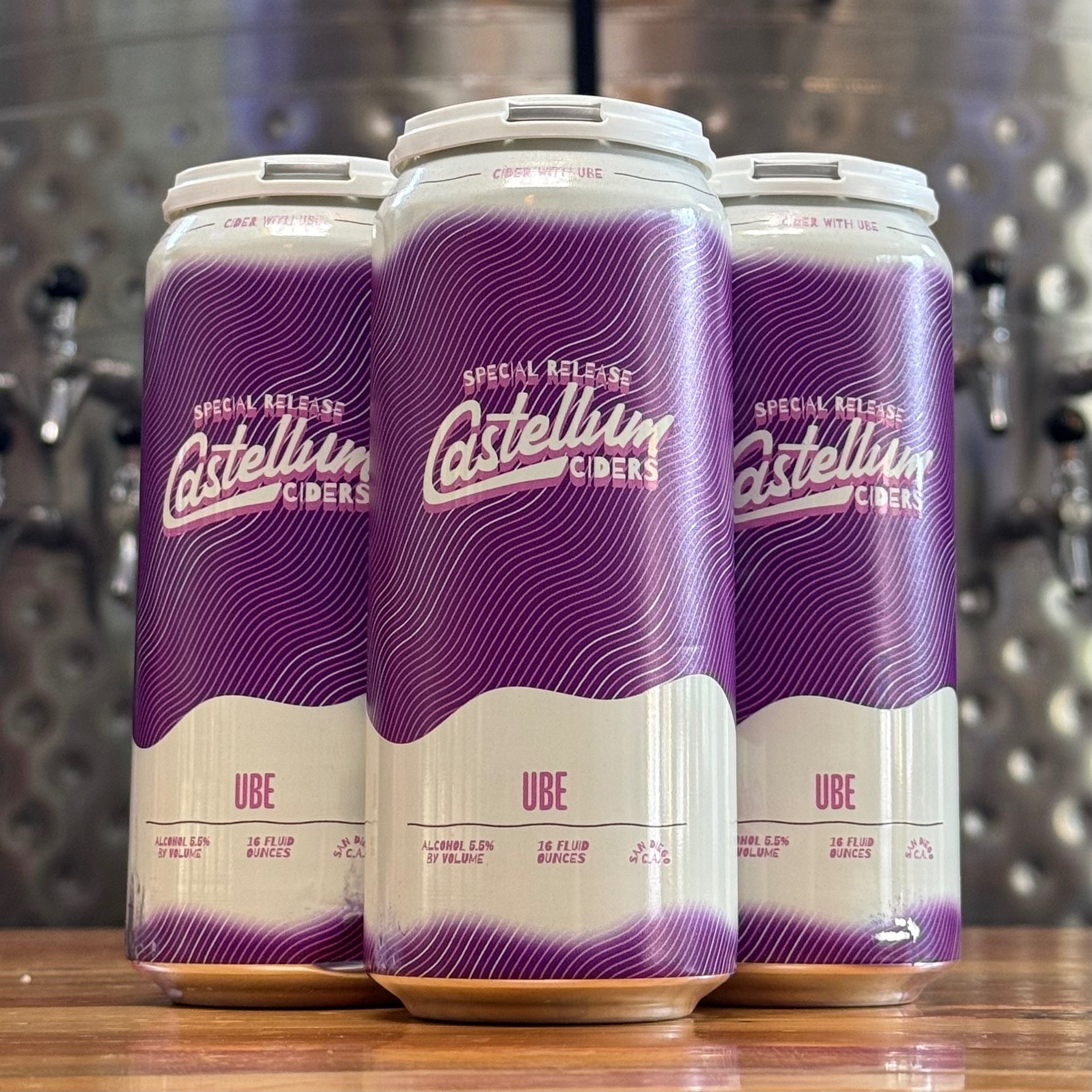 Castellum Ube Cider - CA - 16oz C