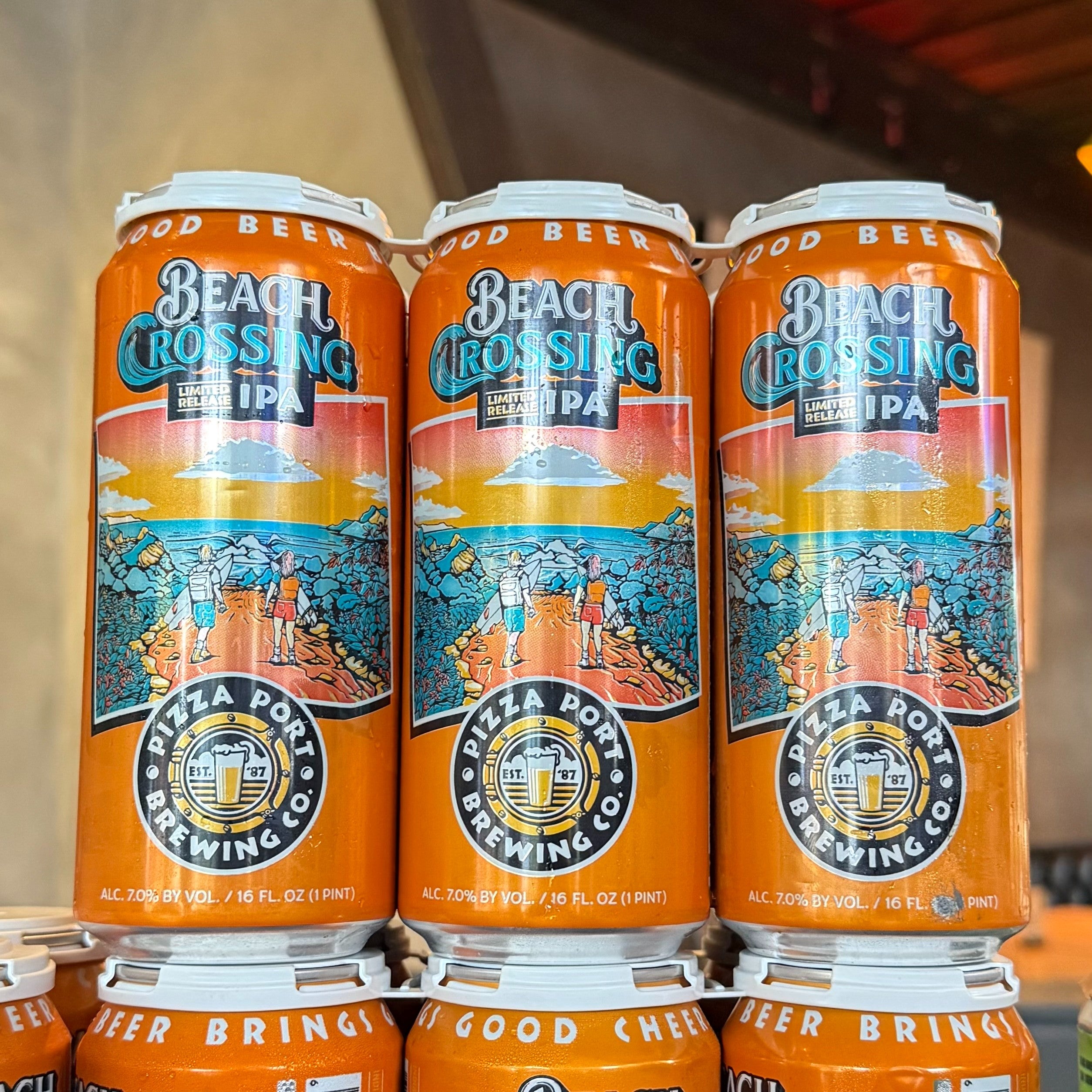 Pizza Port Beach Crossing West Coast IPA - CA - 16oz C
