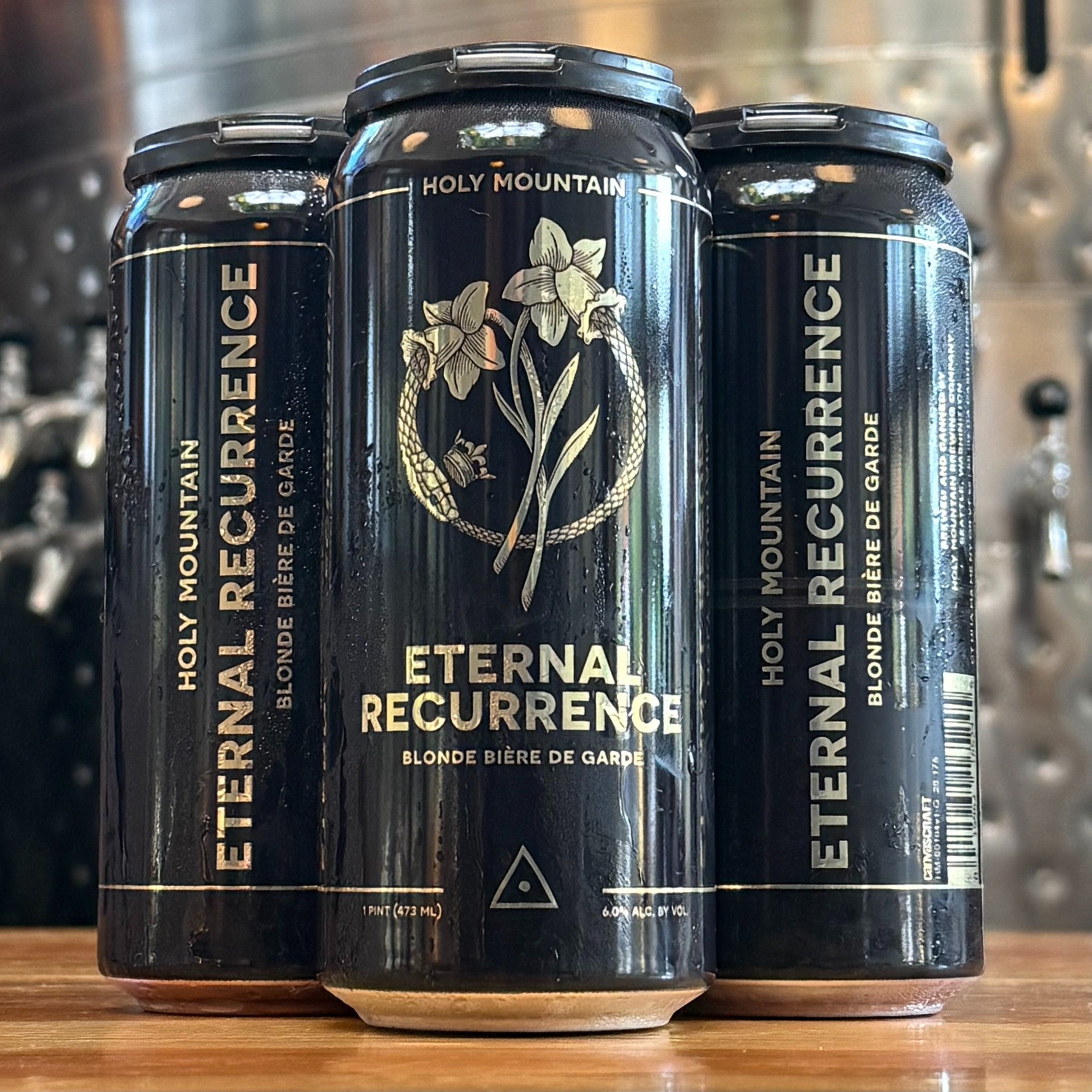 Holy Mountain Eternal Recurrence Blonde Biere de Garde - WA - 16oz C