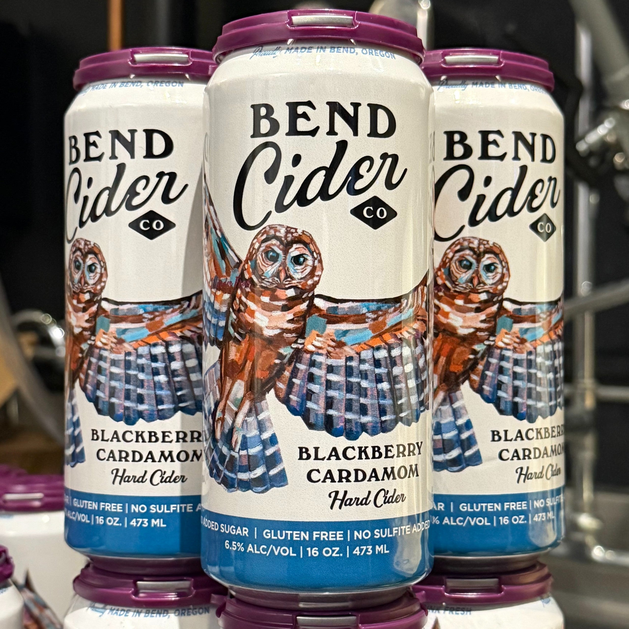 Bend Blackberry Cardamom Cider - OR - 16oz C