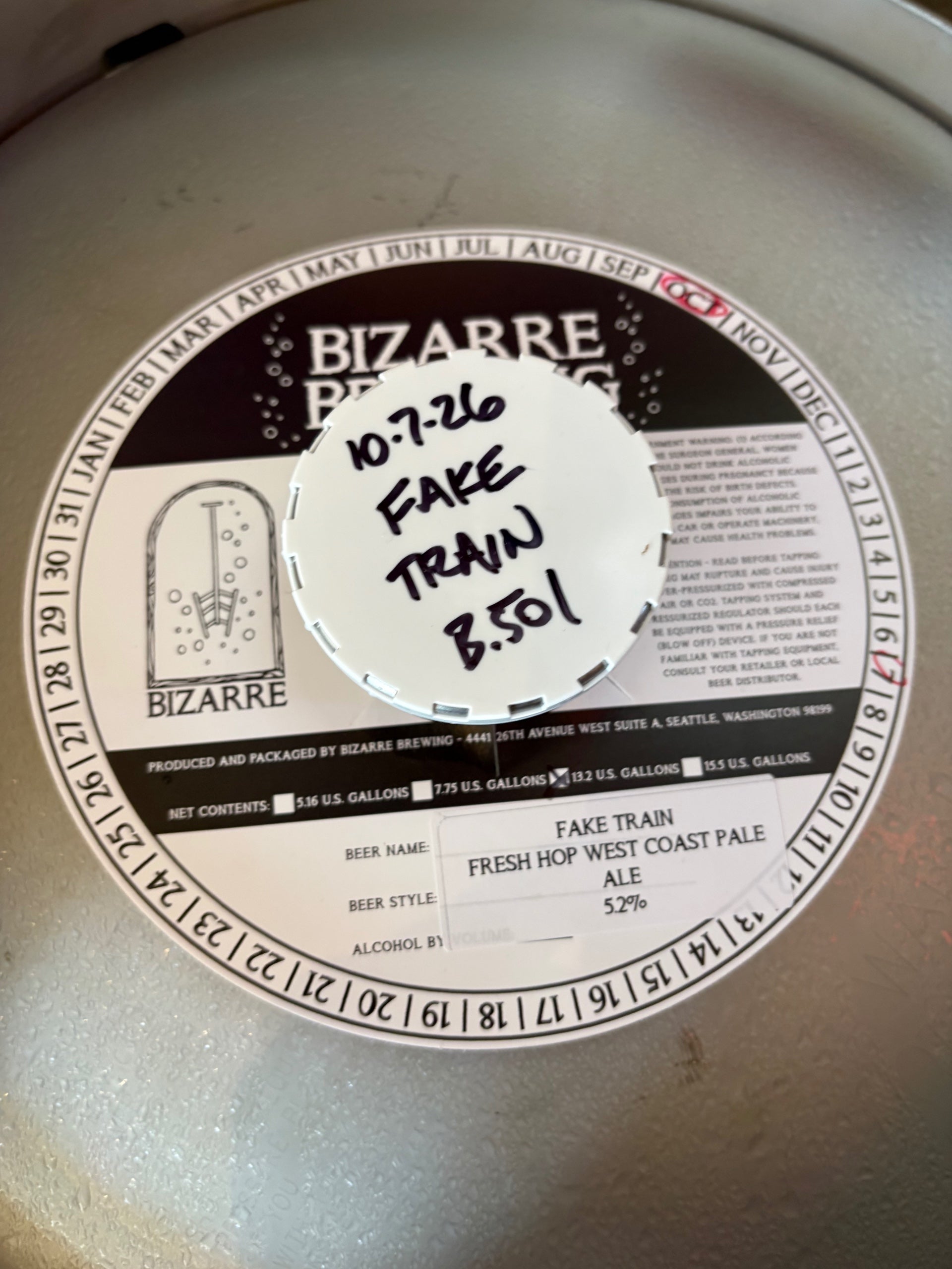 26 - Bizarre Fake Train Fresh Hop West Coast Pale Ale ONLINE