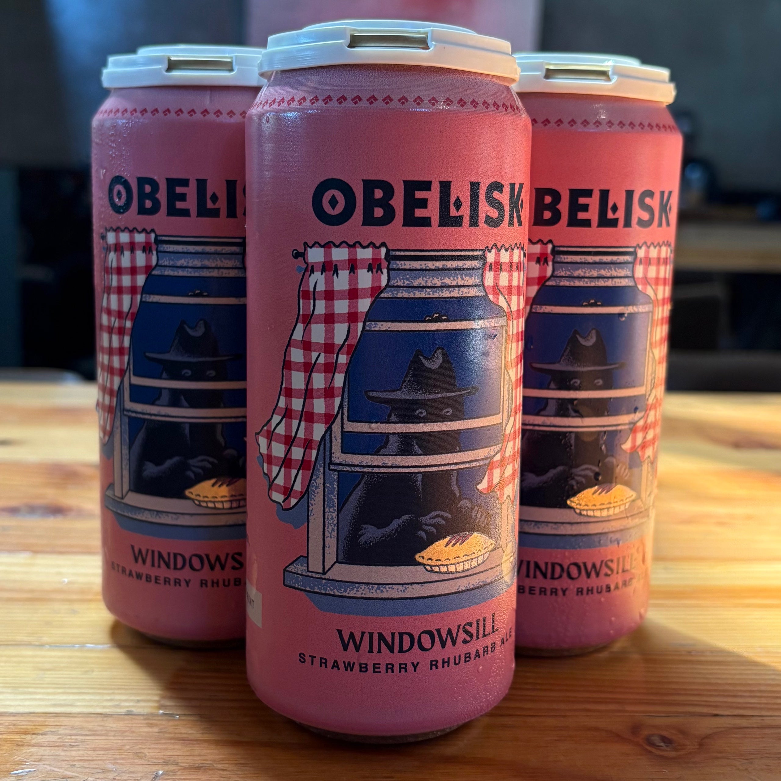 Obelisk Windowsill Strawberry Rhubarb Ale