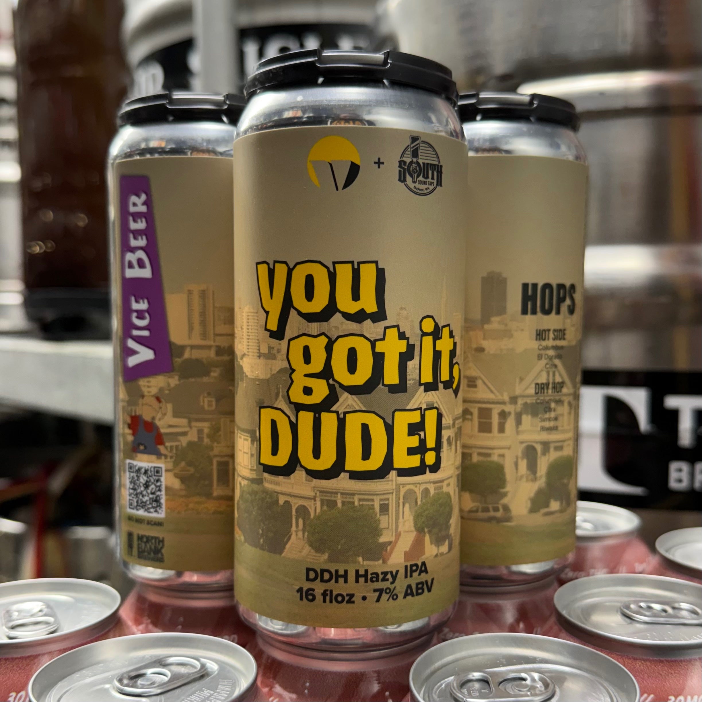 Vice You Got It Dude! Double Dry Hopped Hazy IPA - WA - 16oz C