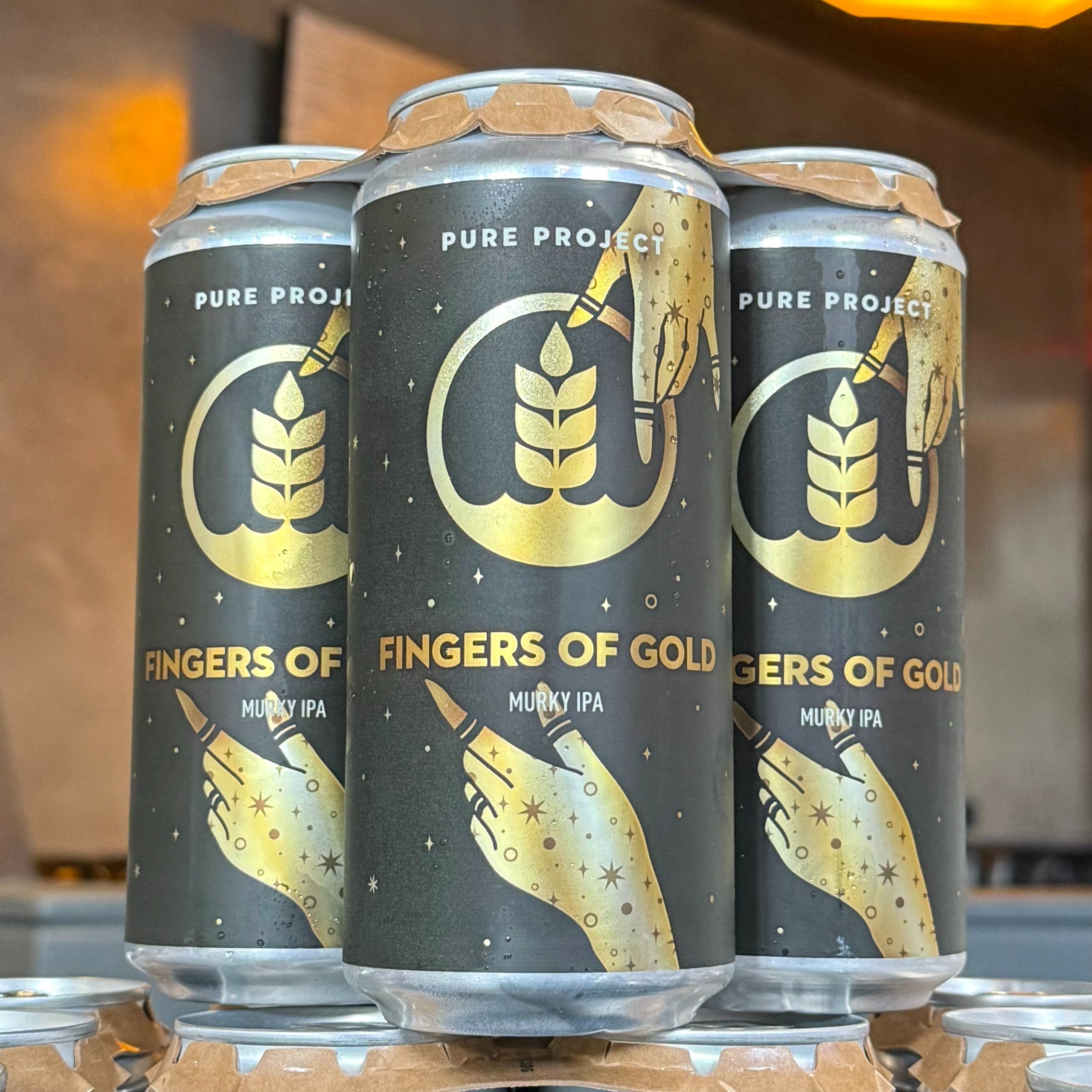PURE Project Fingers of Gold Hazy IPA - CA - 16oz C