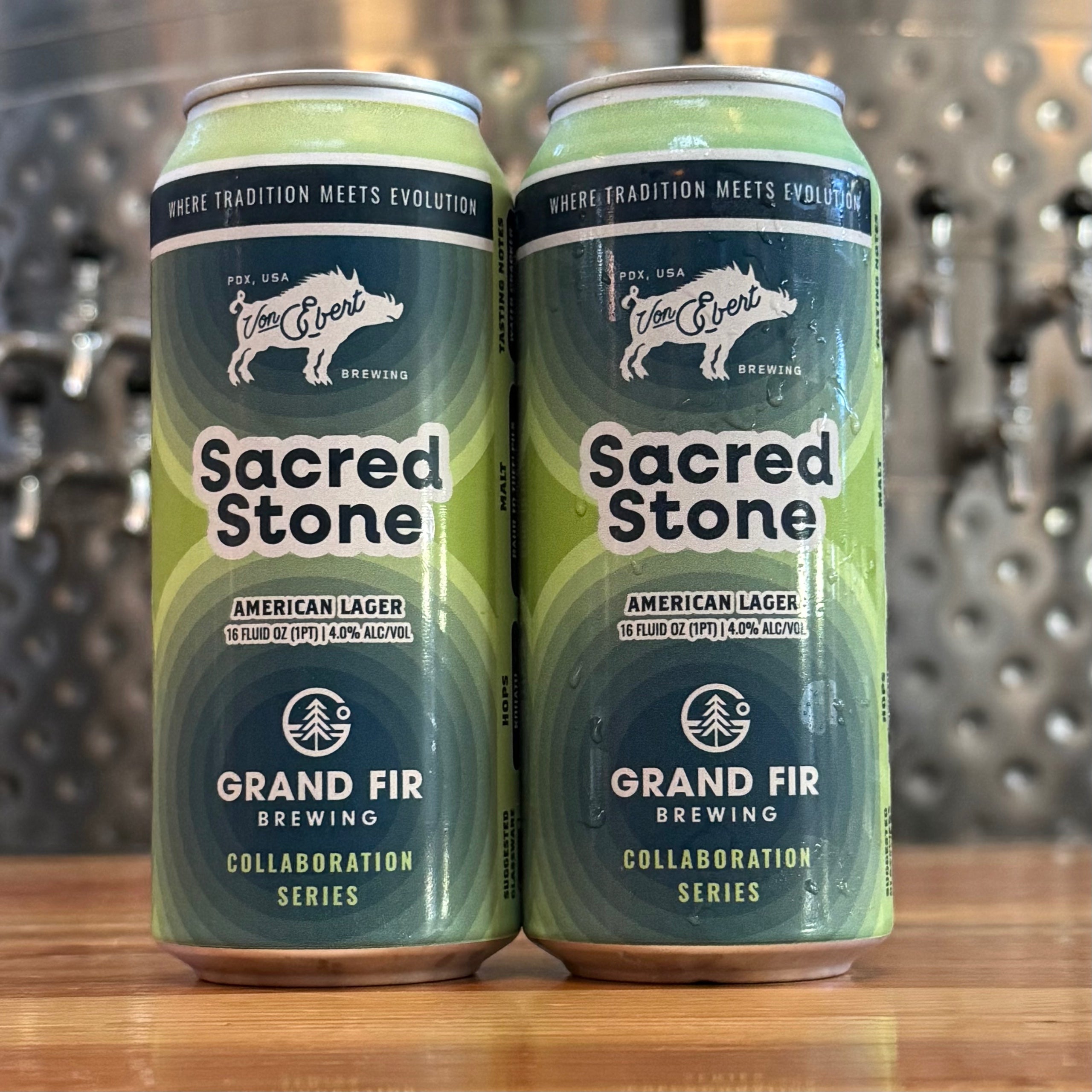 Von Ebert Sacred Stone Lager - OR - 16ozC